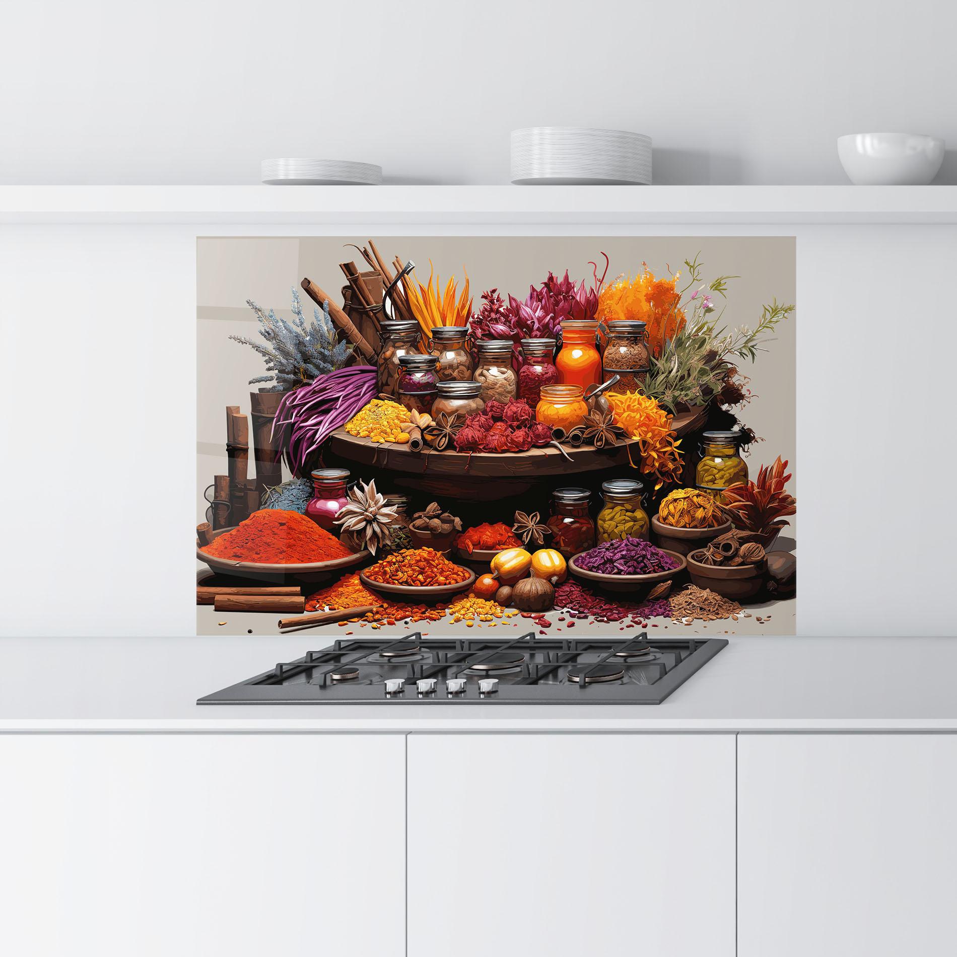 Panou Sticla Bucatarie Autumn Seasoning mockup 9