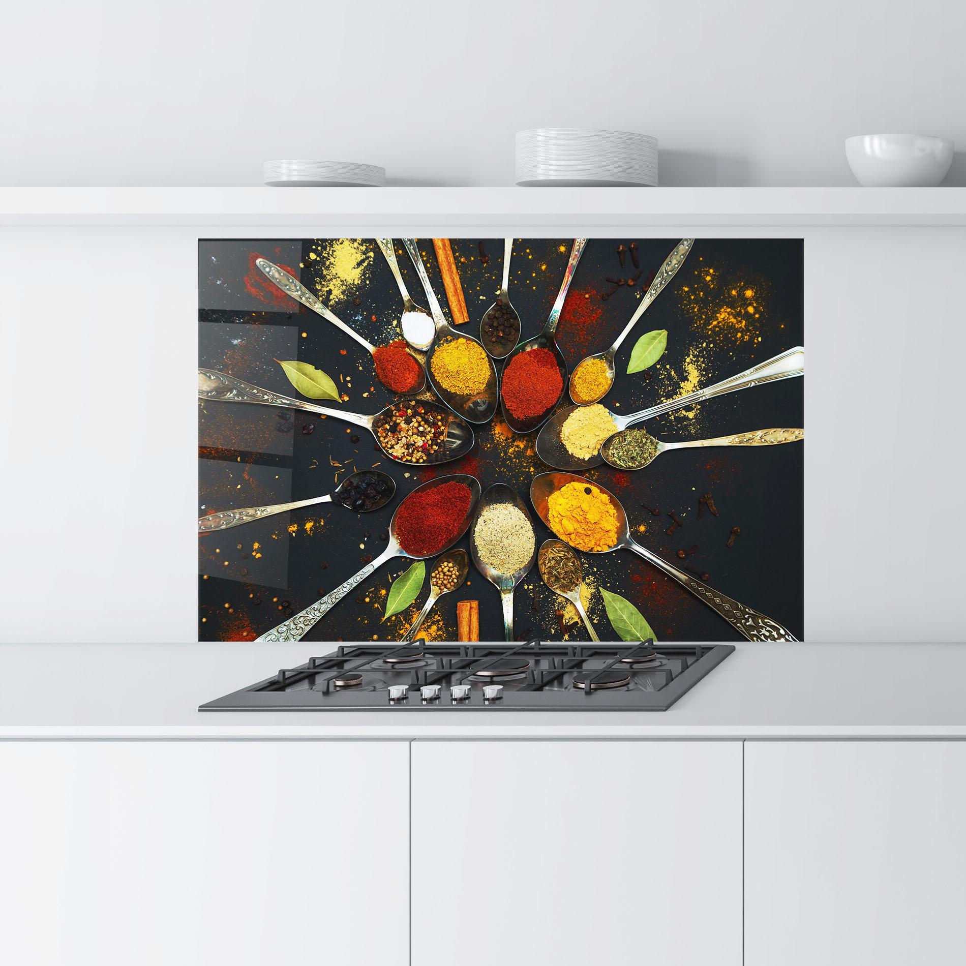 Panou Sticla Bucatarie Cooking Spoons mockup 9