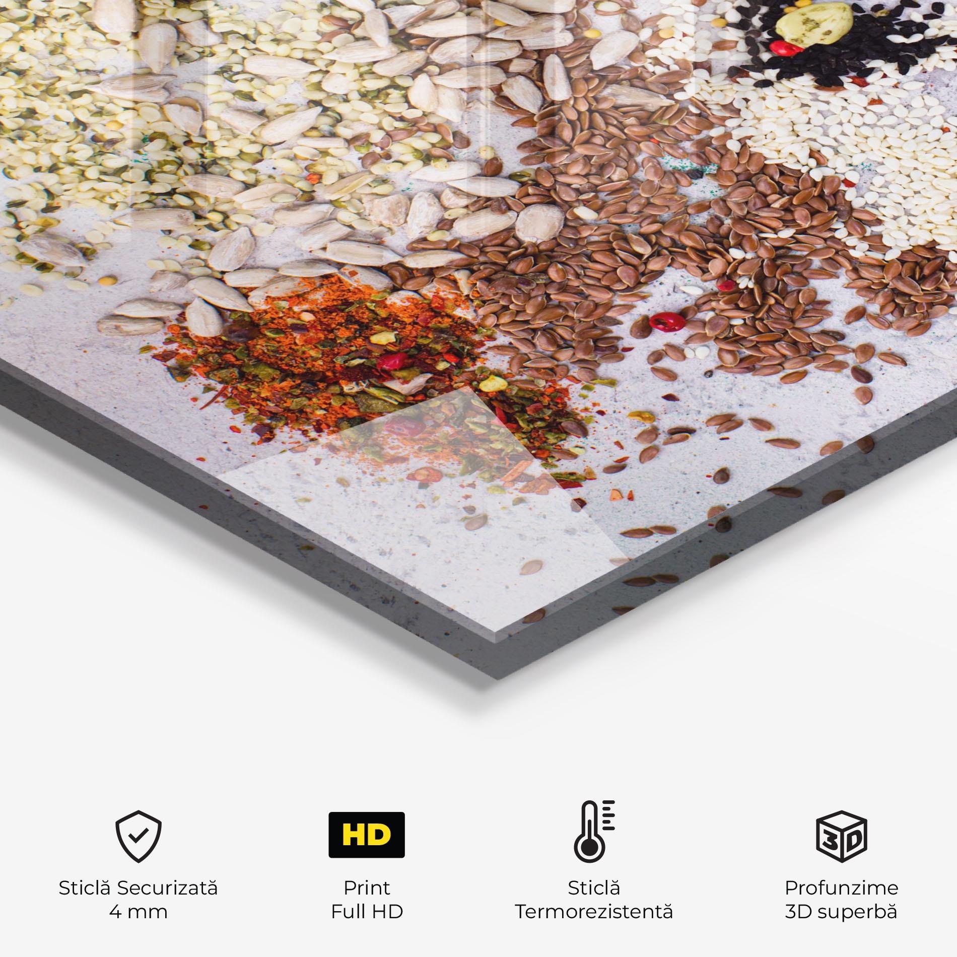 Panou Sticla Bucatarie Different Seeds mockup 2
