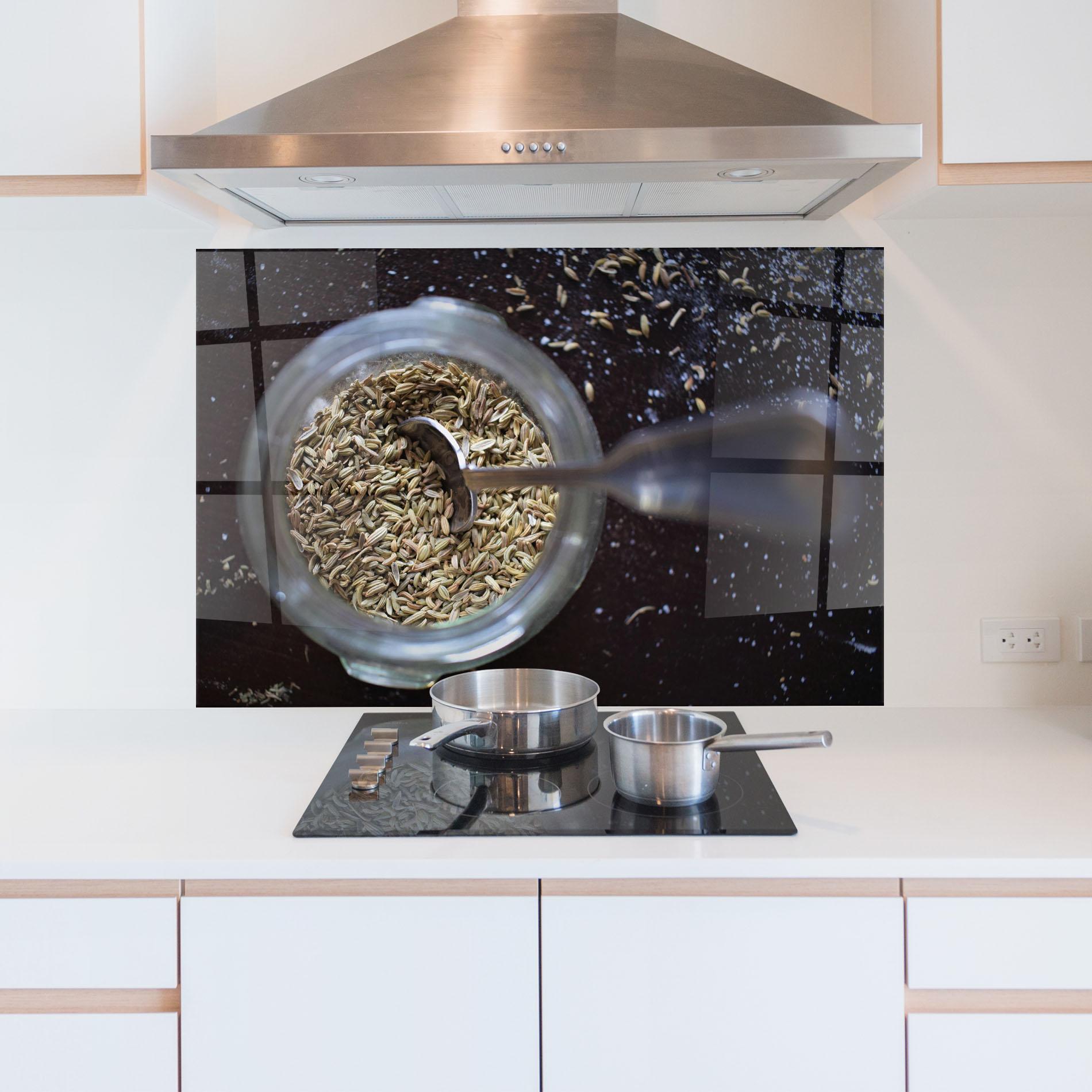 Panou Sticla Bucatarie Jar With Spices mockup 5