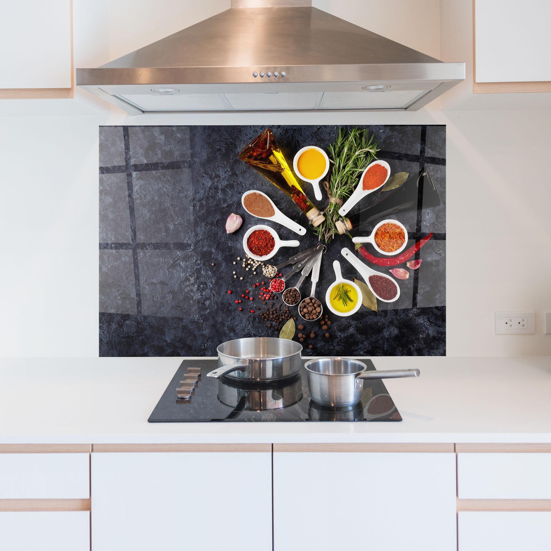 Panou Sticla Bucatarie Spices mockup 5