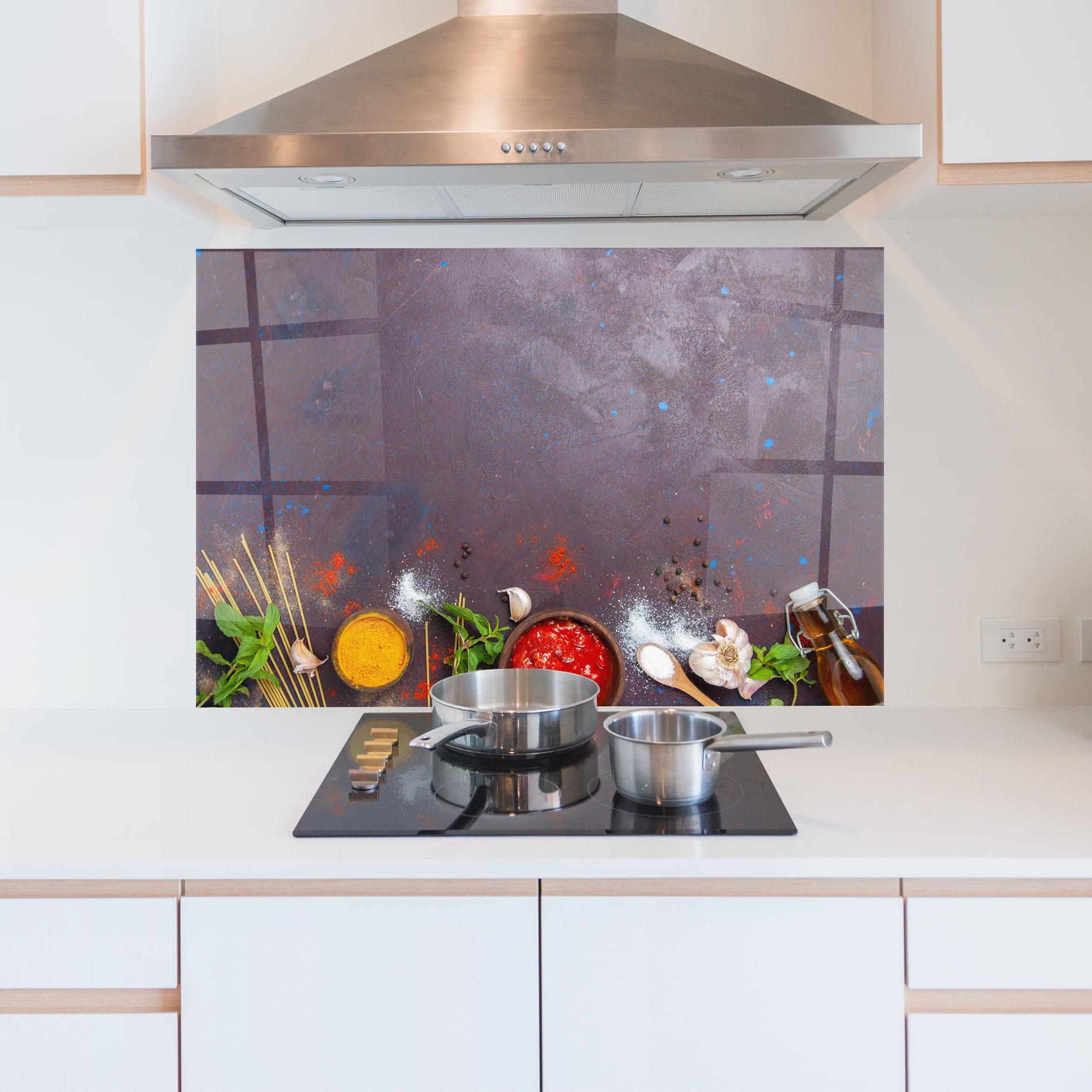 Panou Sticla Bucatarie Tomato Sauce mockup 5