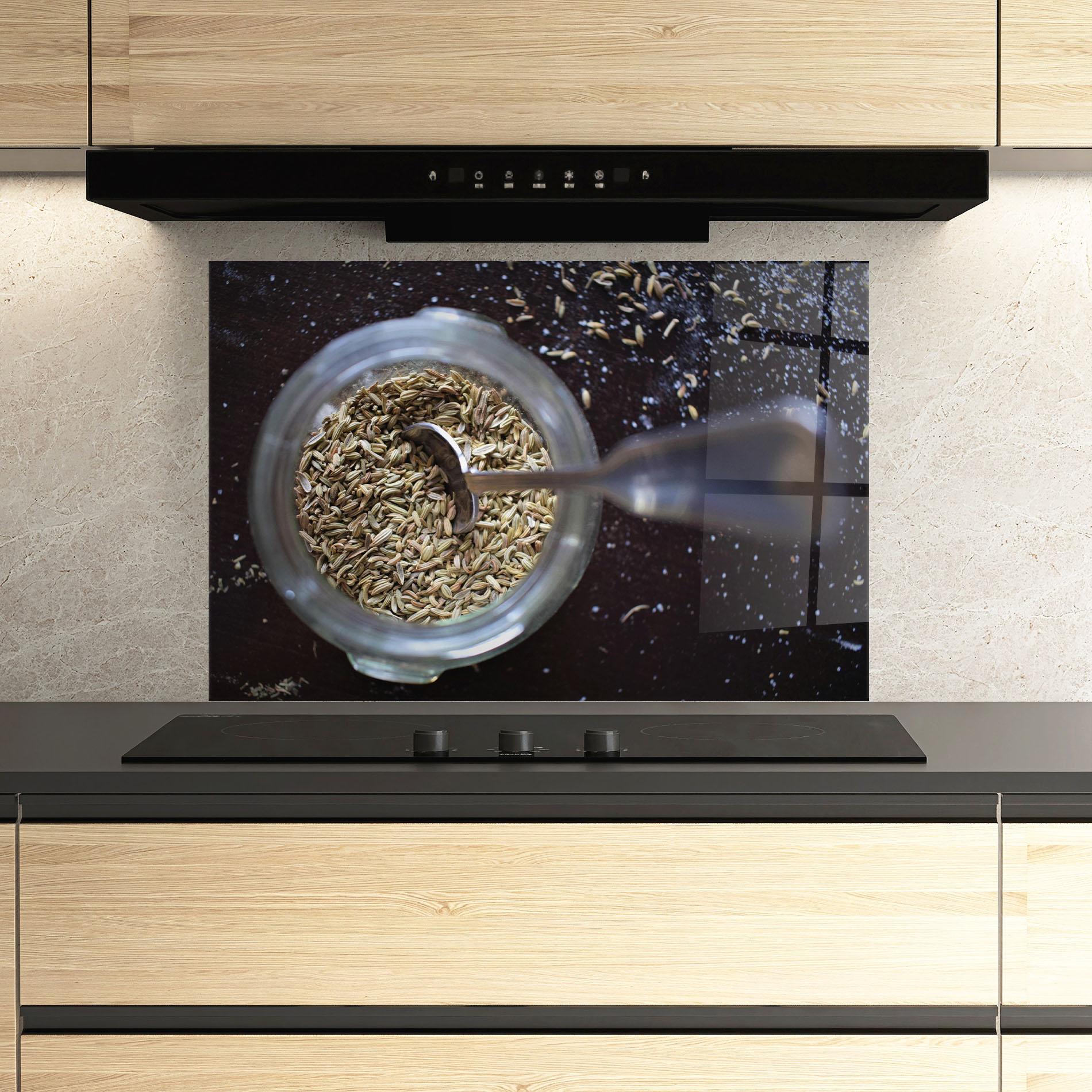 Panou Sticla Bucatarie Jar With Spices mockup 3