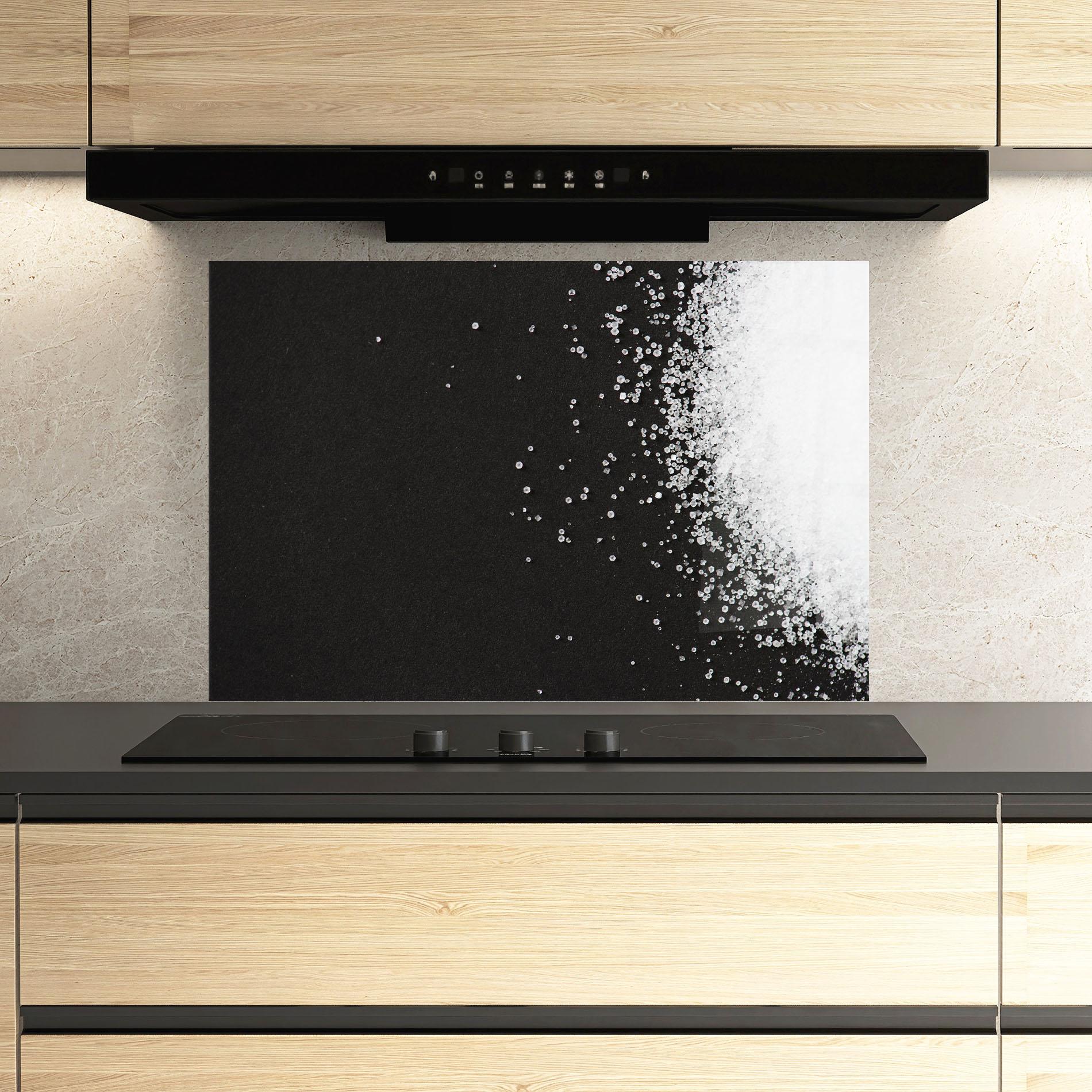 Panou Sticla Bucatarie Salt Texture mockup 3