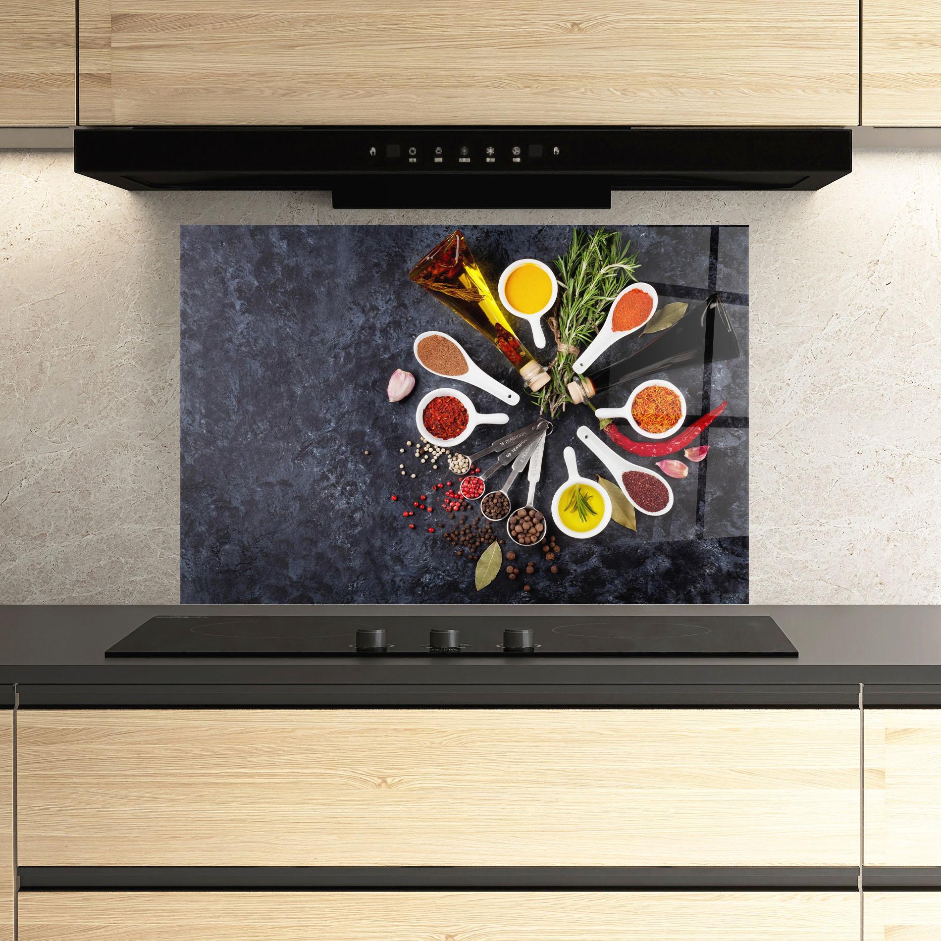 Panou Sticla Bucatarie Spices mockup 3