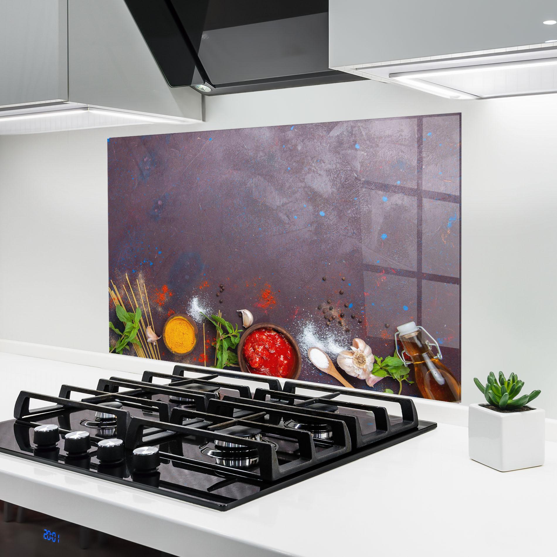 Panou Sticla Bucatarie Tomato Sauce mockup 6