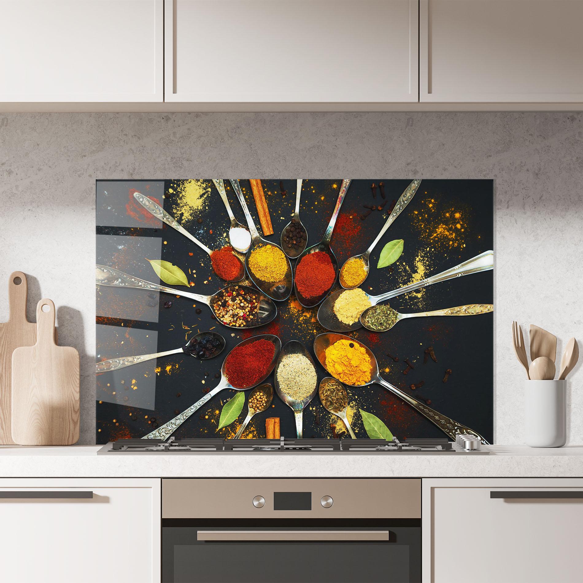 Panou Sticla Bucatarie Cooking Spoons mockup 7