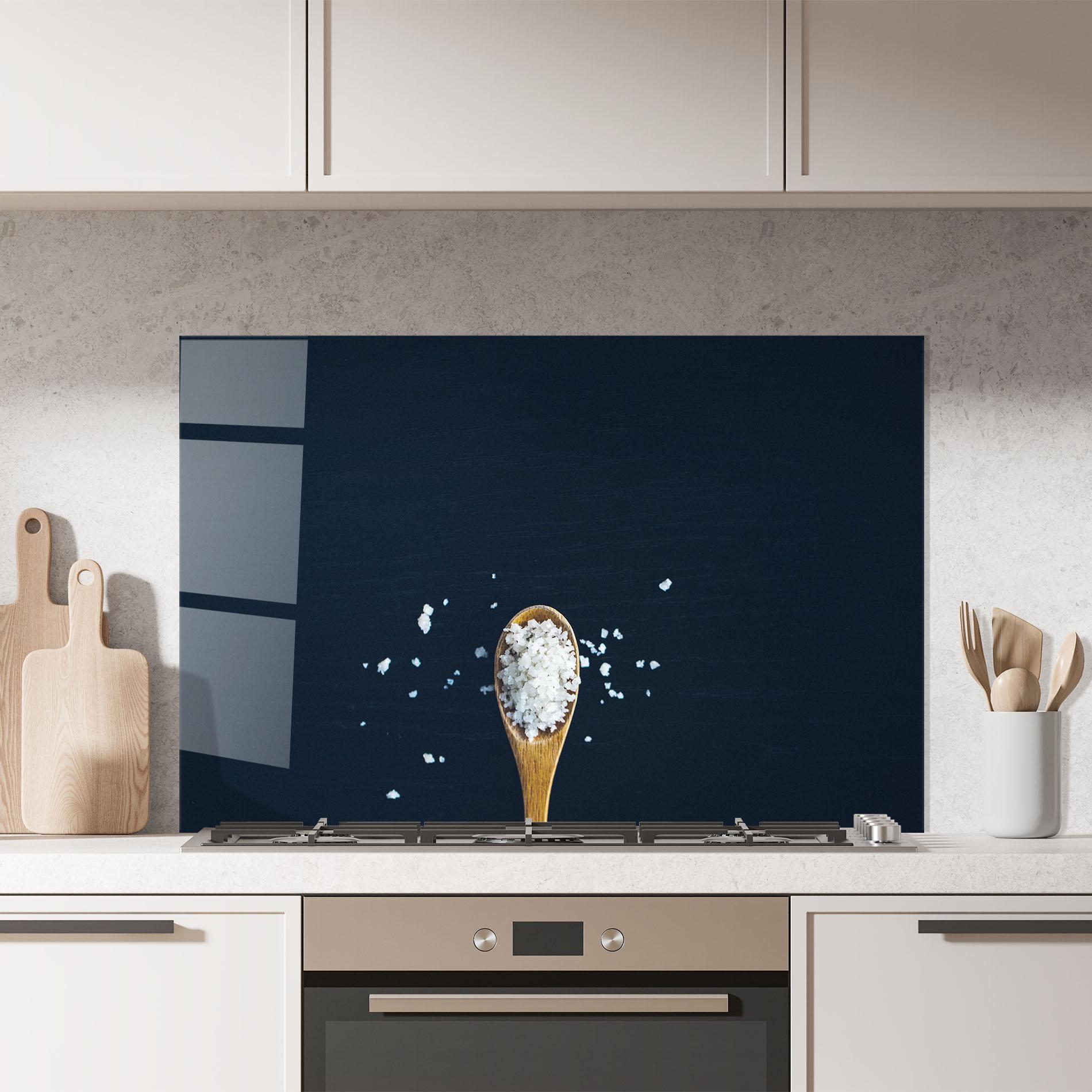 Panou Sticla Bucatarie Salt On Black mockup 7