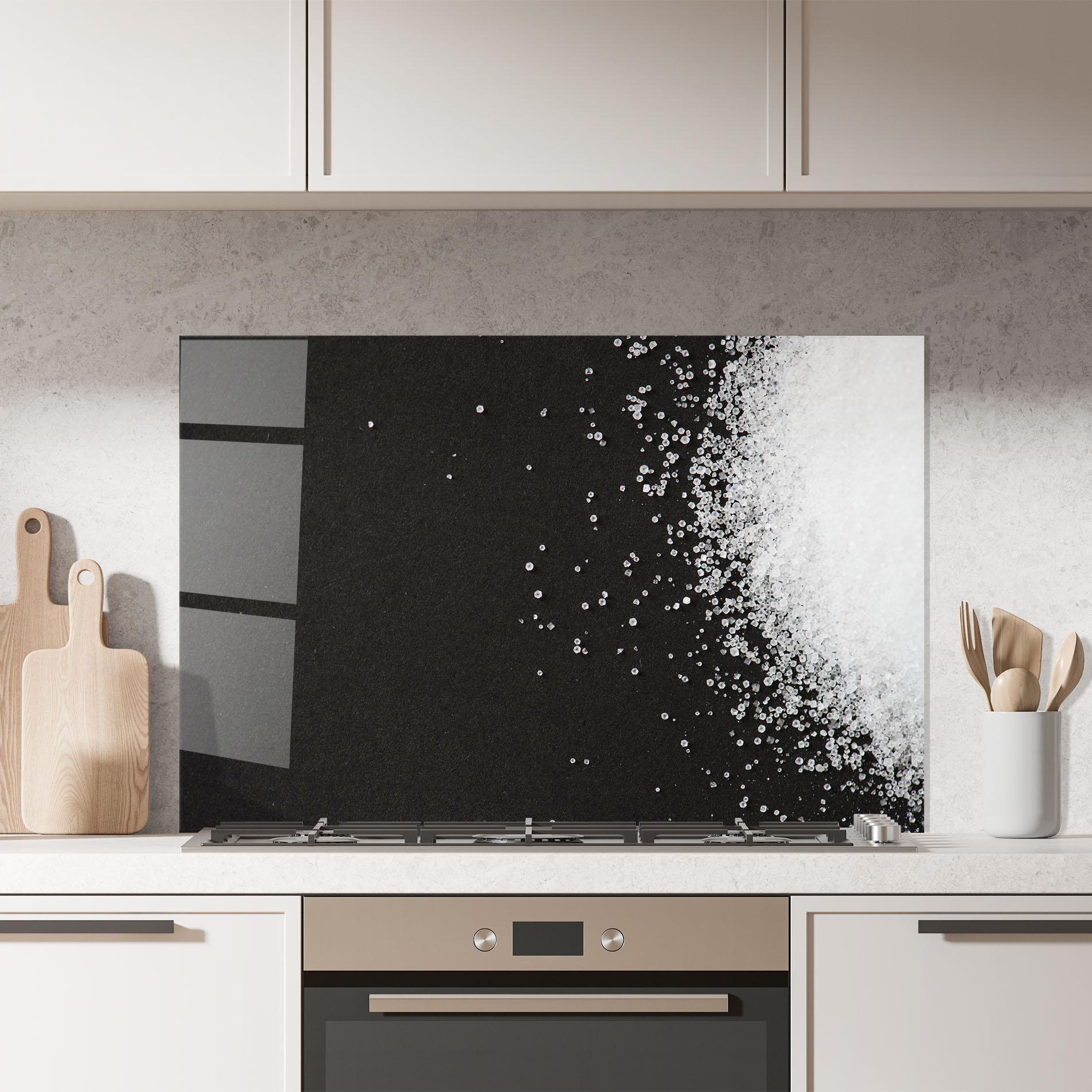 Panou Sticla Bucatarie Salt Texture mockup 7