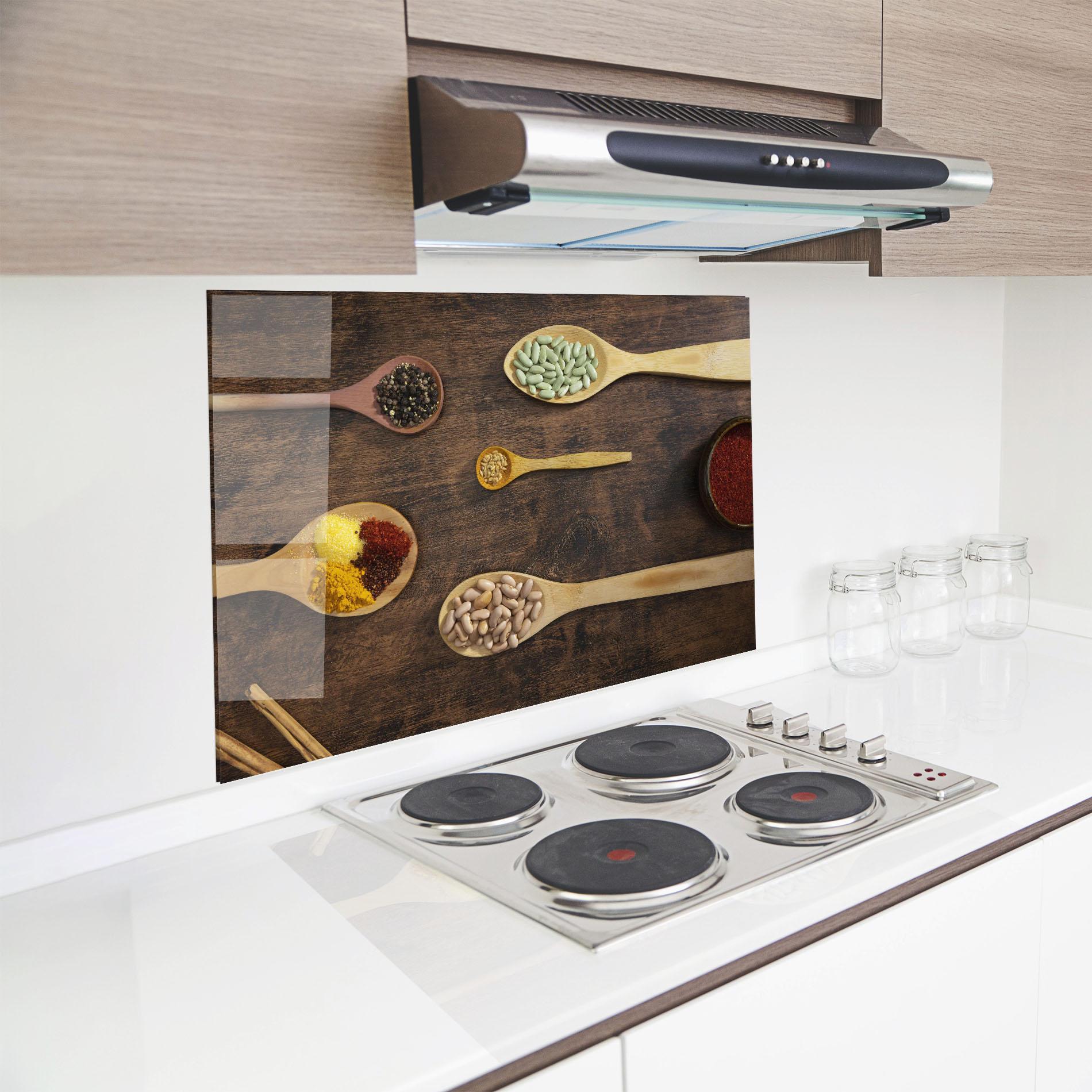 Panou Sticla Bucatarie Spices Beans mockup 8