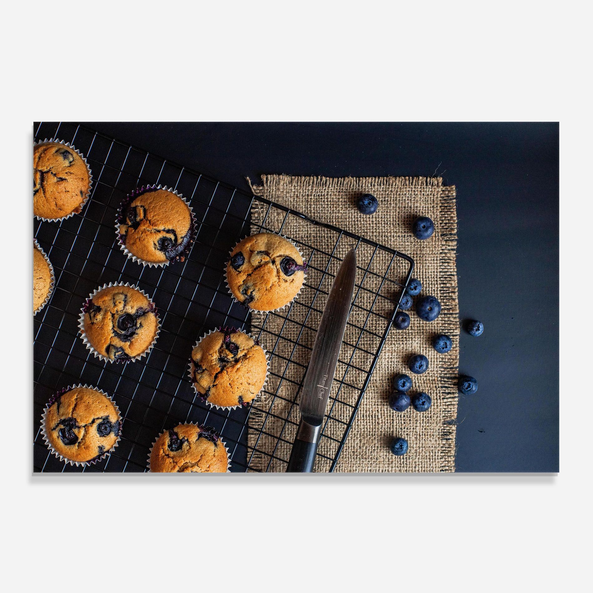 Blueberry Muffins Dessert mockup 0