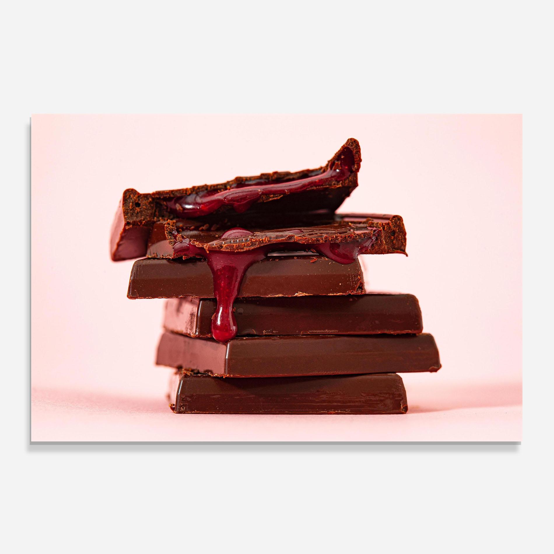 Panou Sticla Bucatarie Cherru Chocolate mockup 0