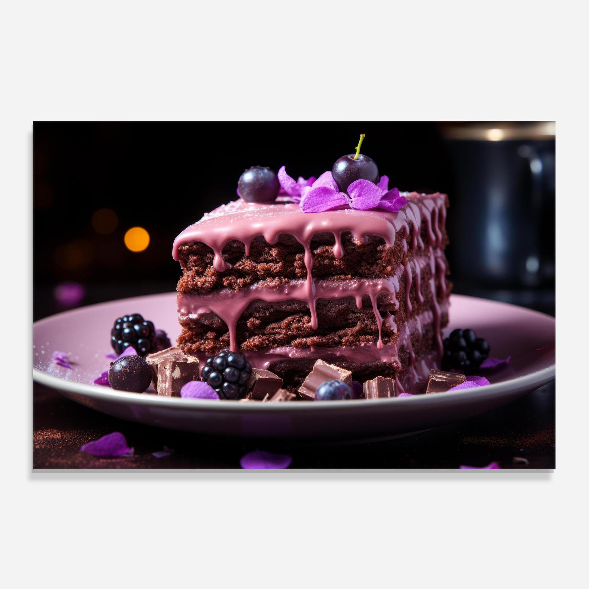 Panou Sticla Bucatarie Chocolate Berries mockup 0