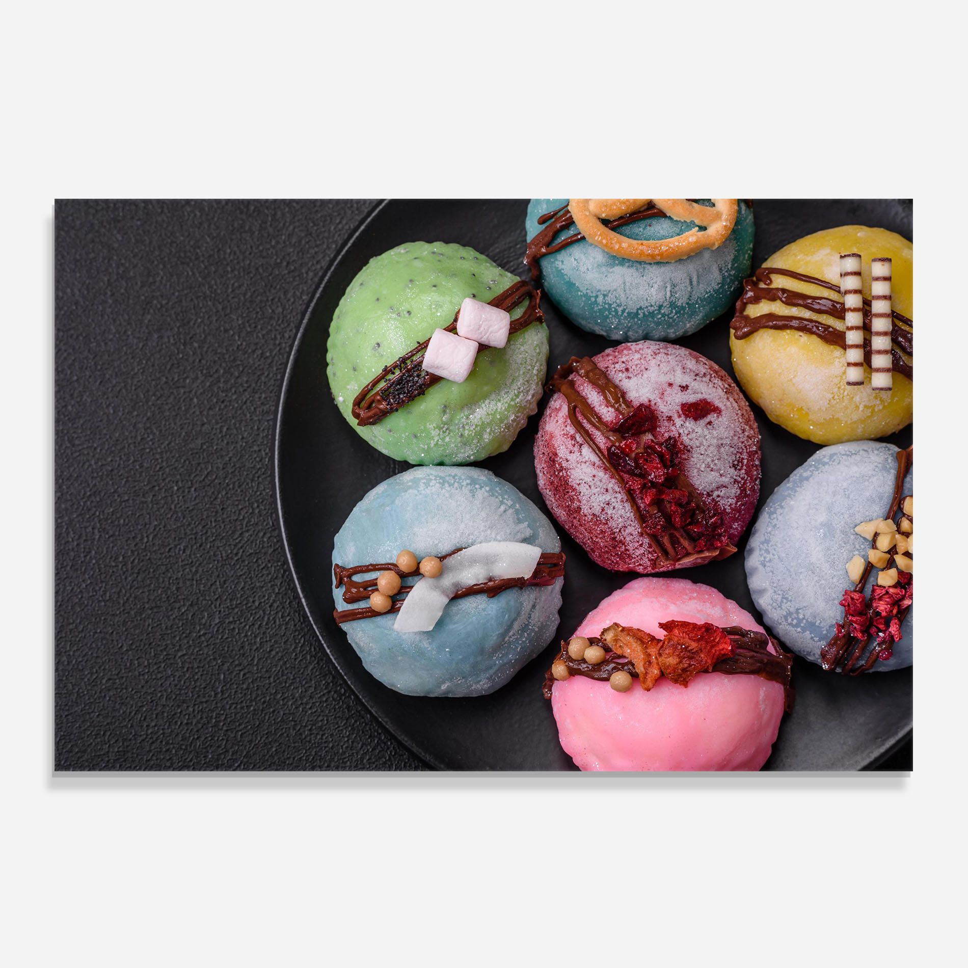 Colorful Mochi Desserts mockup 0