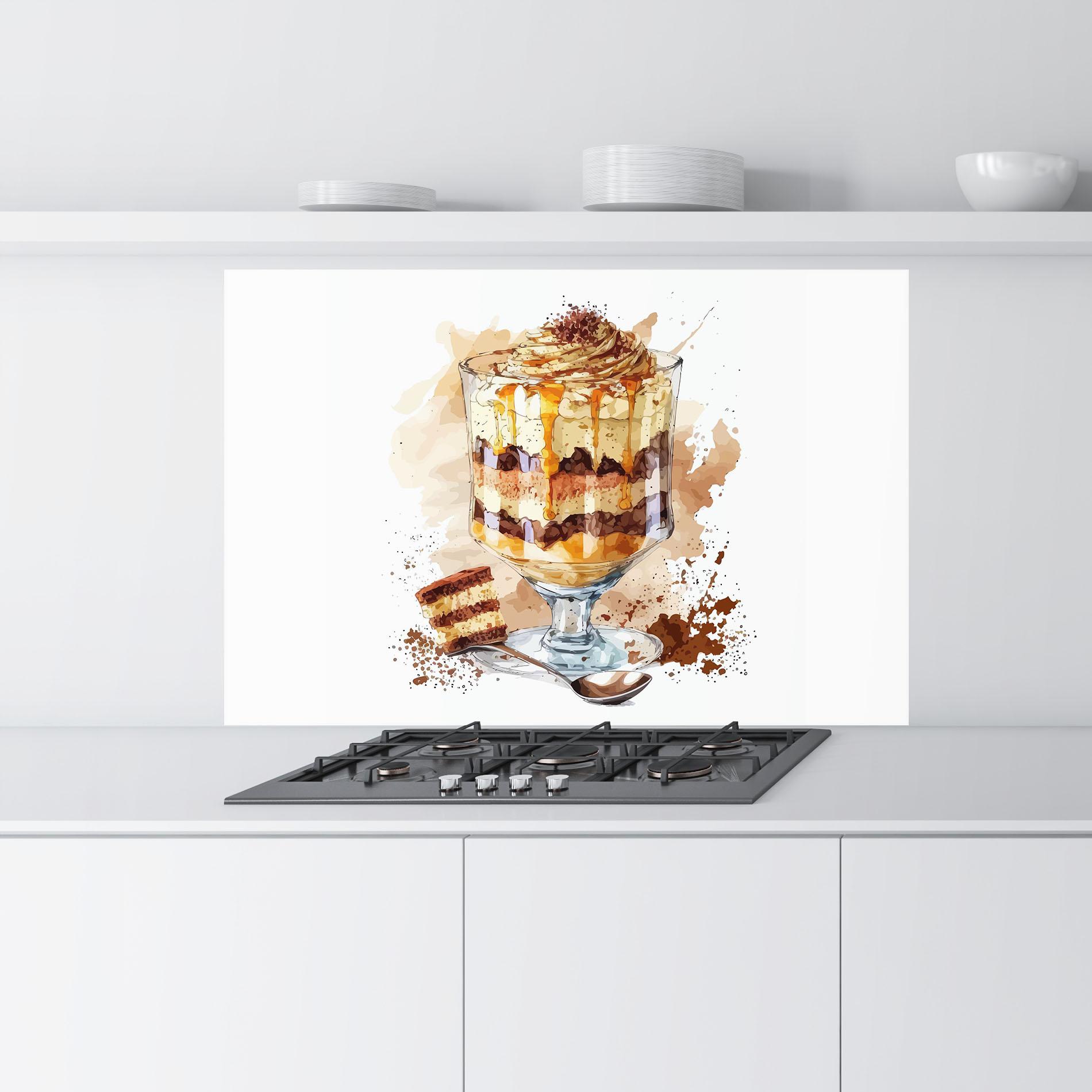 Panou Sticla Bucatarie Cup Dessert mockup 9
