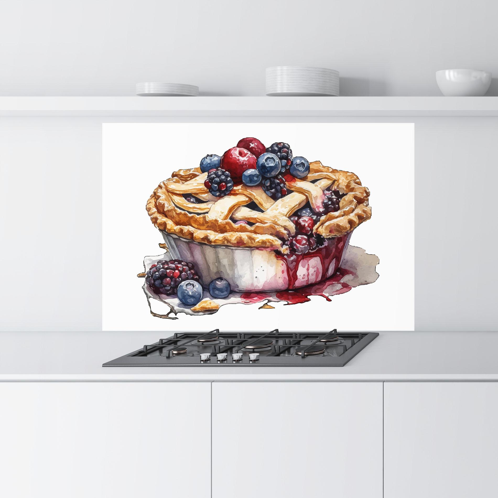 Panou Sticla Bucatarie Dessert Art mockup 9