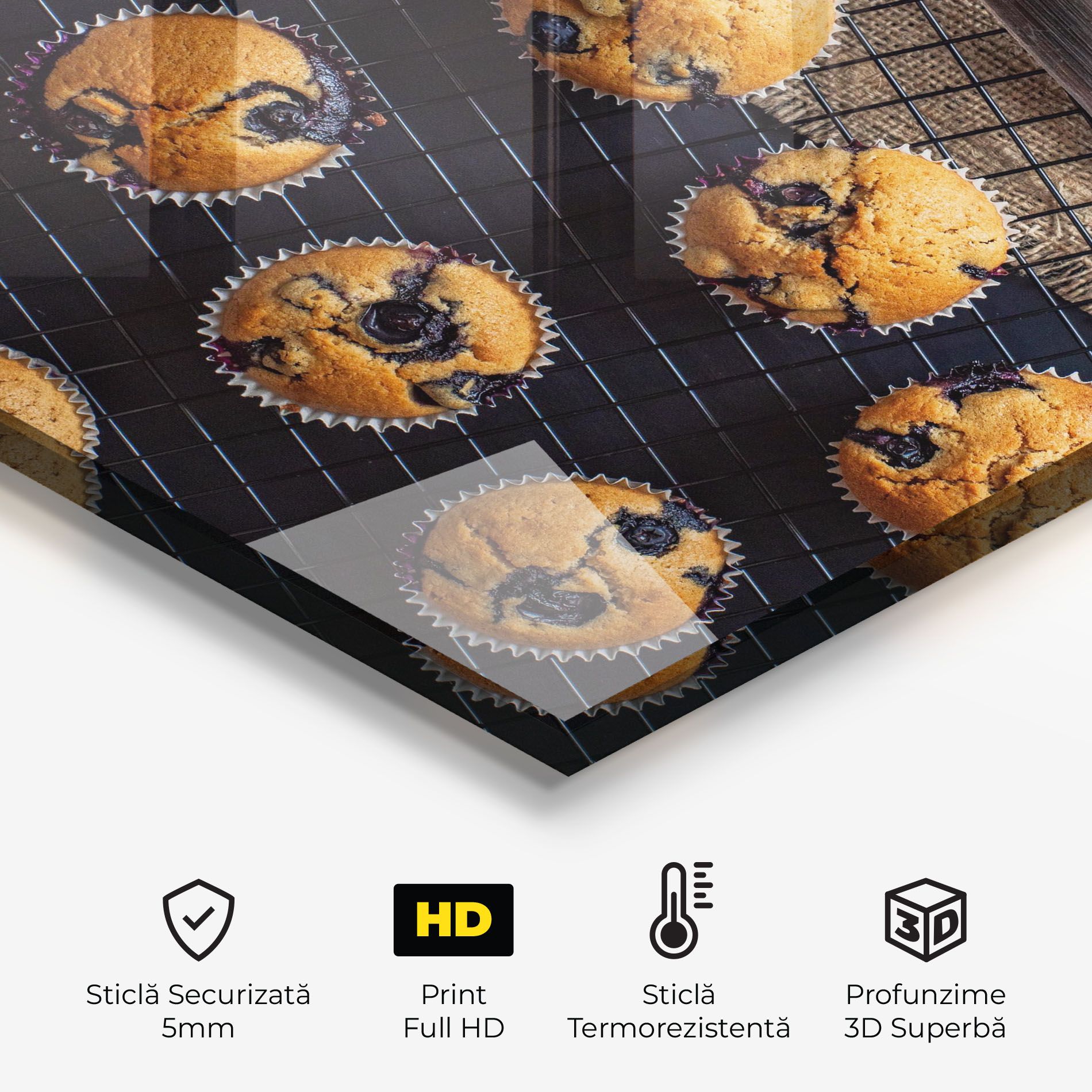 Blueberry Muffins Dessert mockup 2