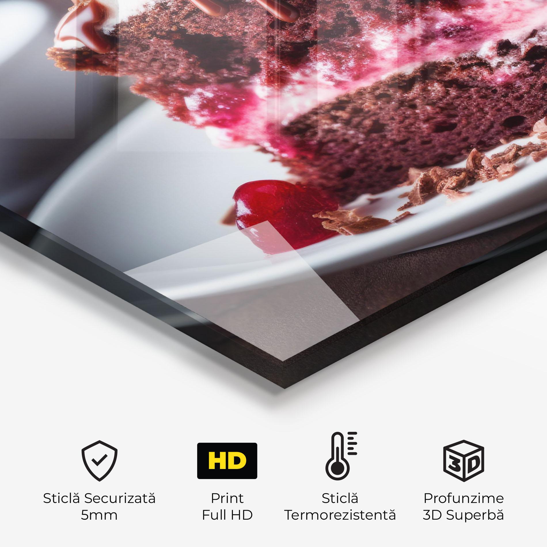 Panou Sticla Bucatarie Brown Cake mockup 2