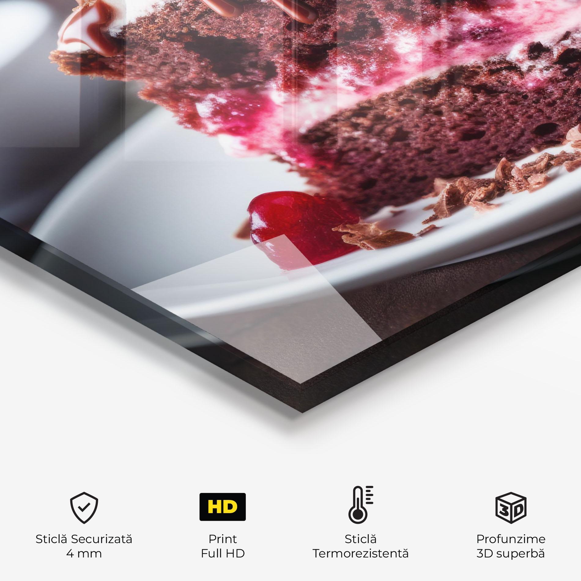 Panou Sticla Bucatarie Brown Cake mockup 2