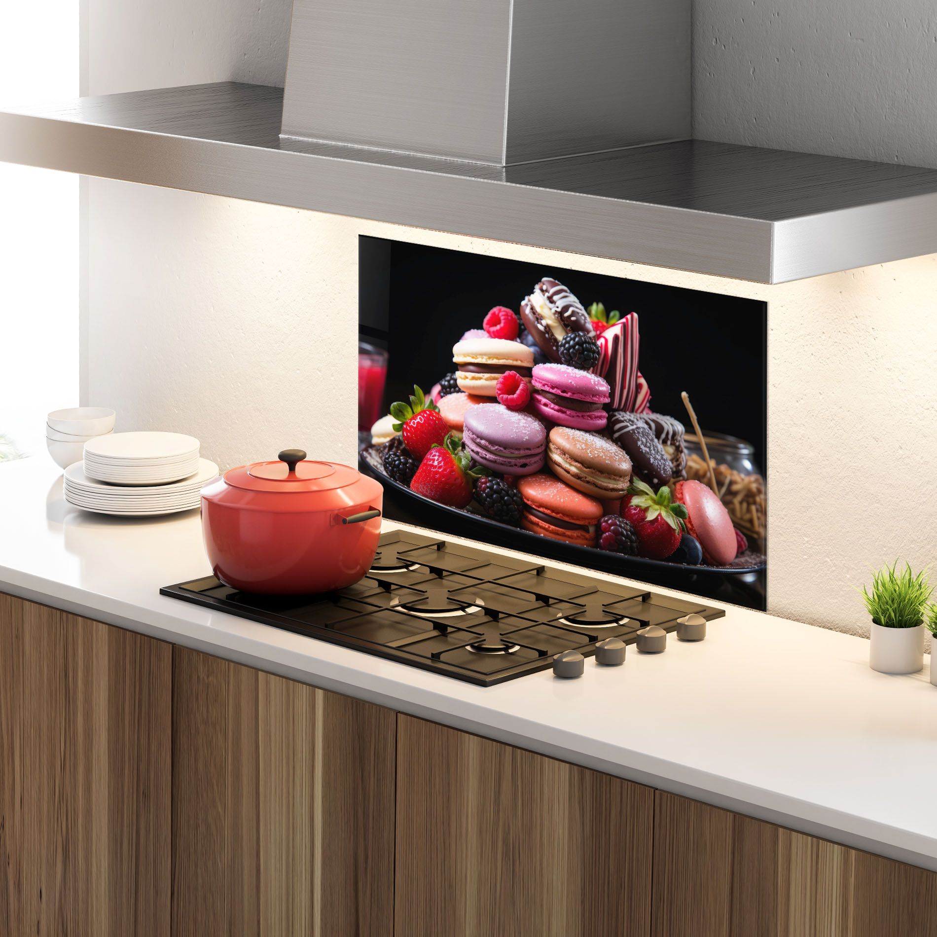 Berries Macarons mockup 4