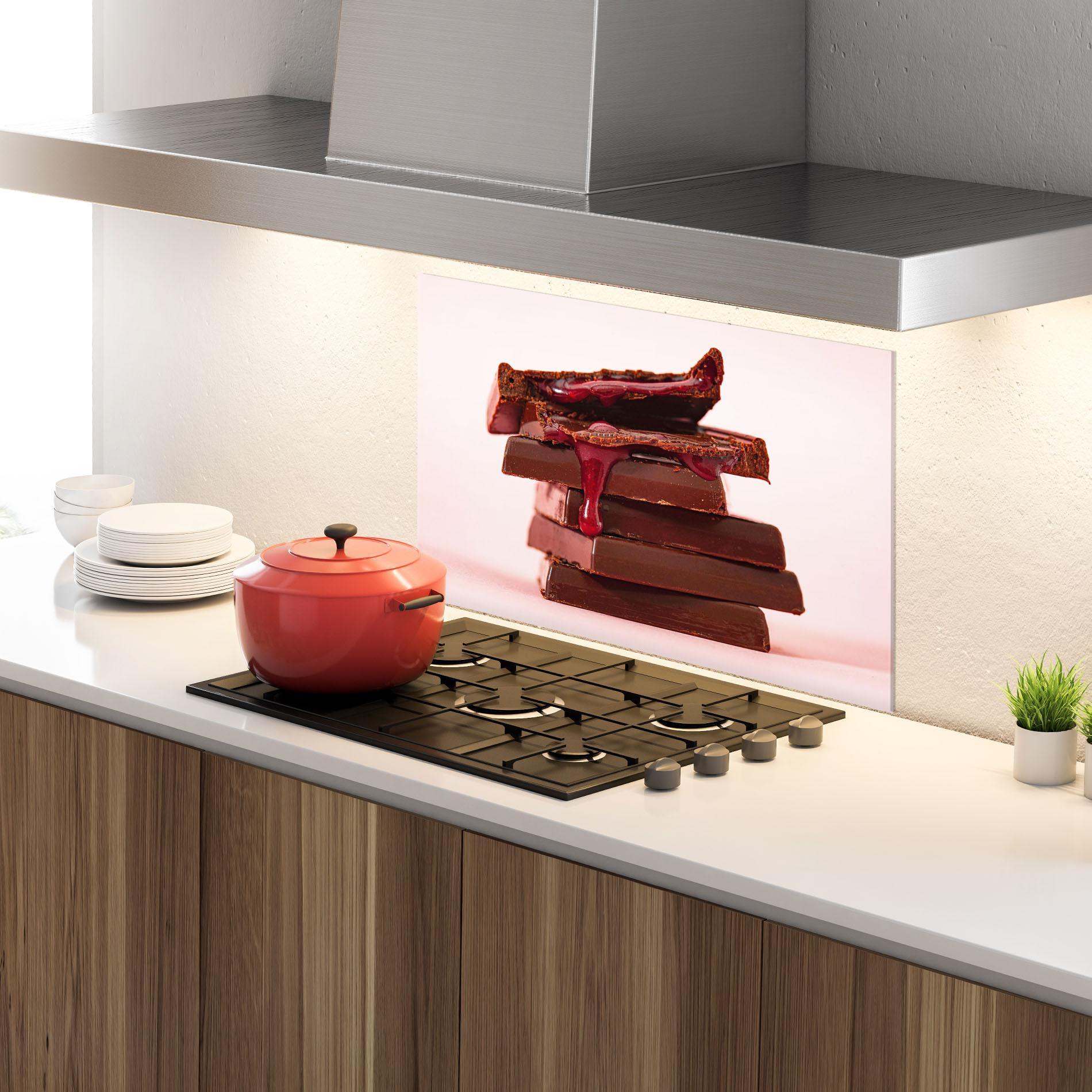 Panou Sticla Bucatarie Cherru Chocolate mockup 4