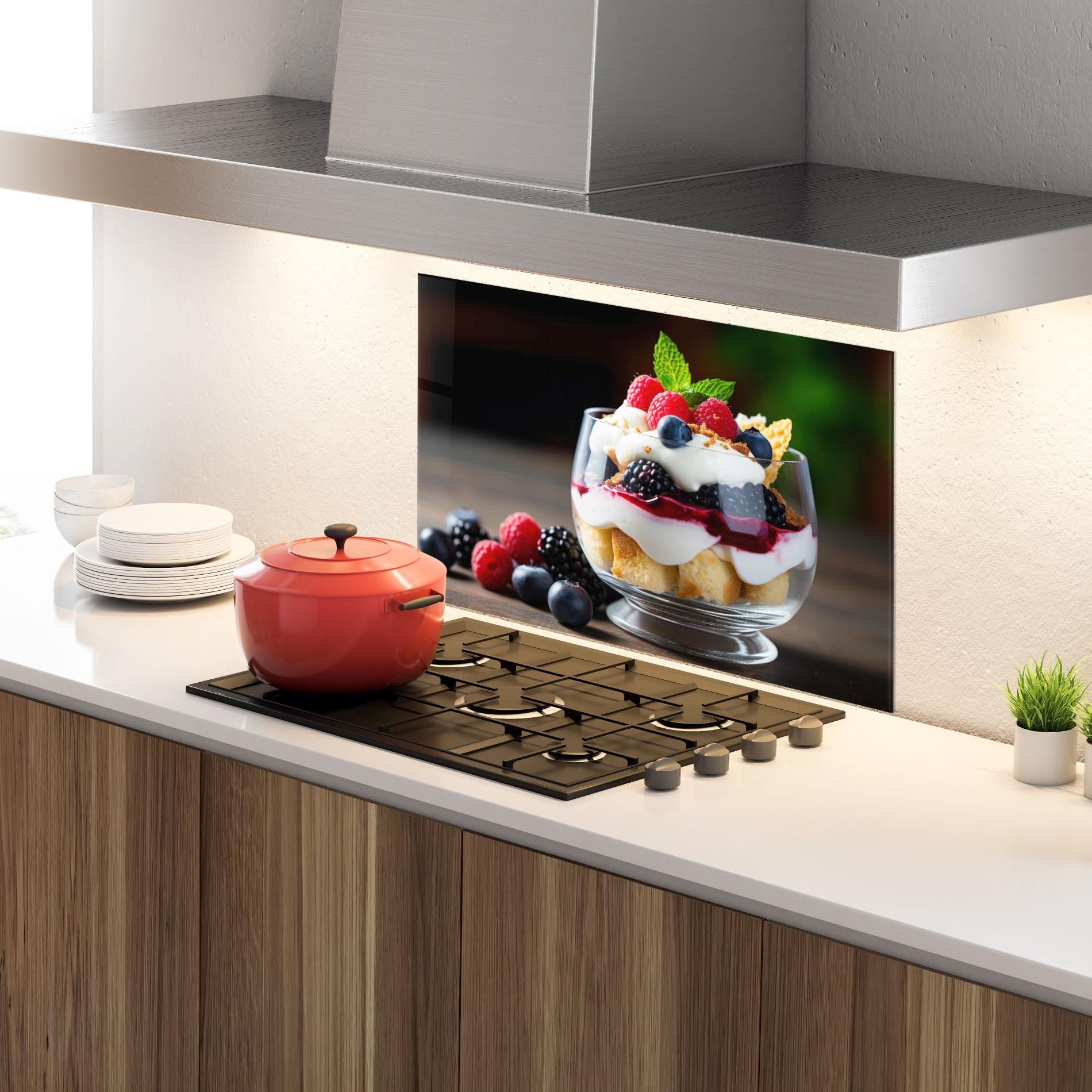 Panou Sticla Bucatarie Cup Sweet Dessert mockup 4