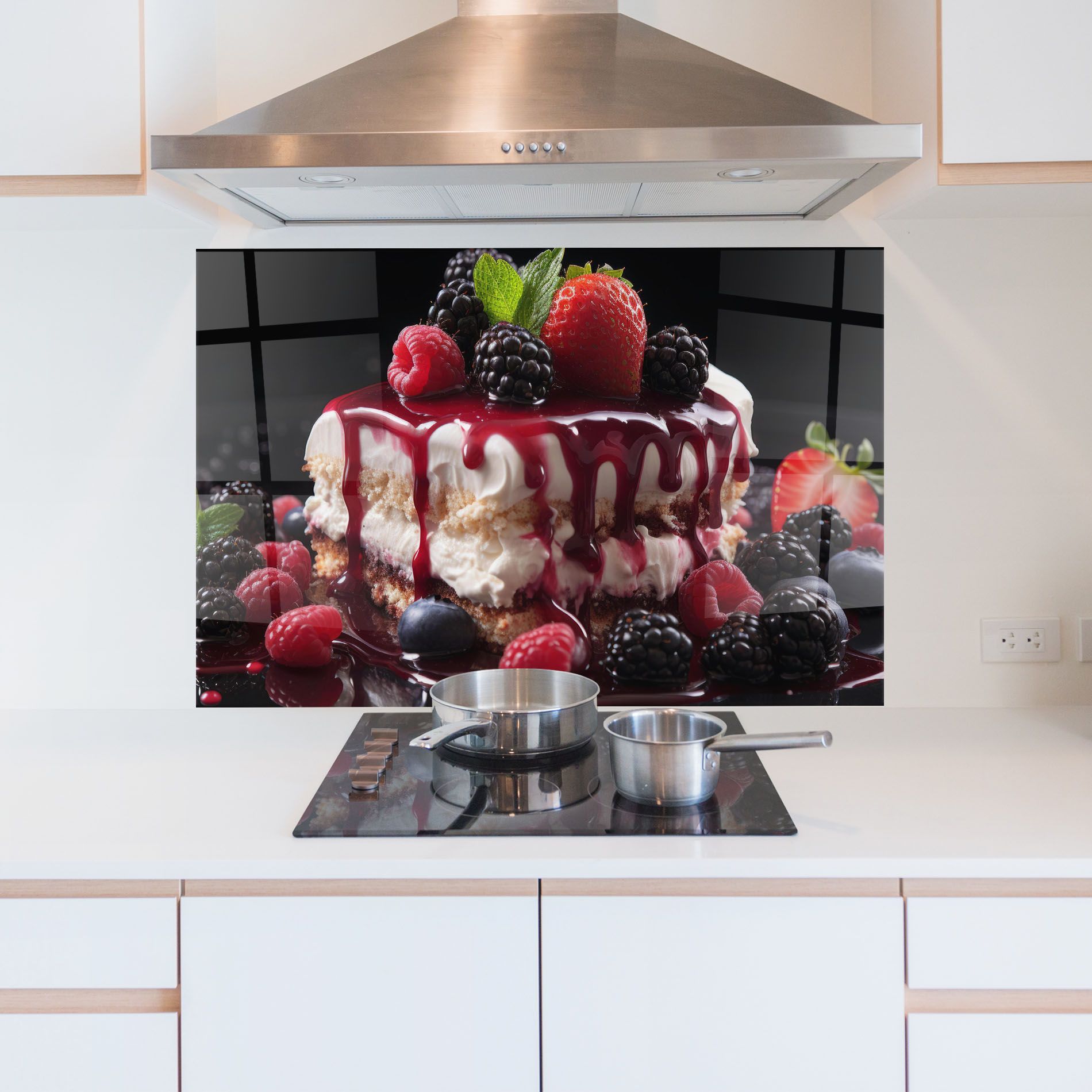 Berries Cream Dessert mockup 5