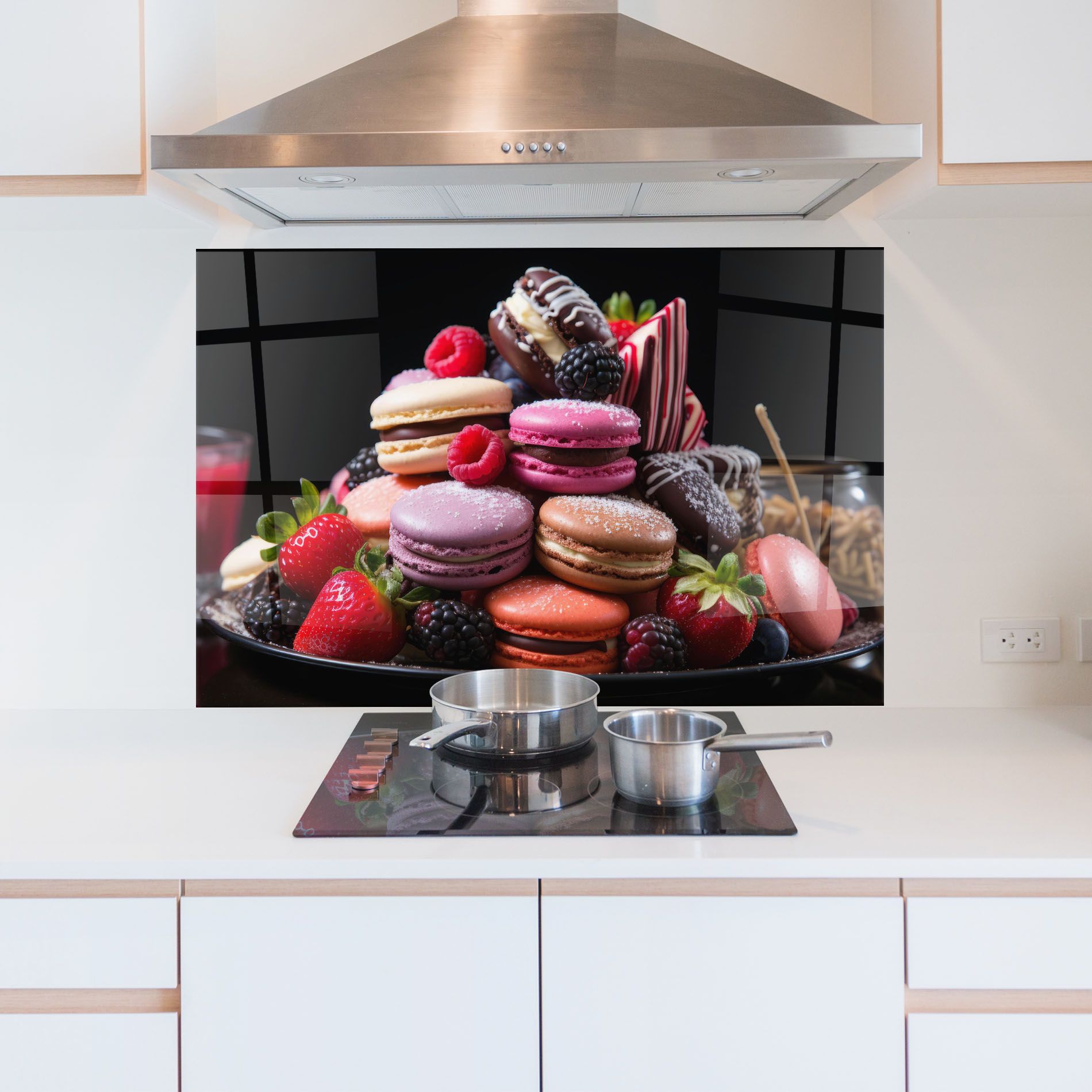 Berries Macarons mockup 5