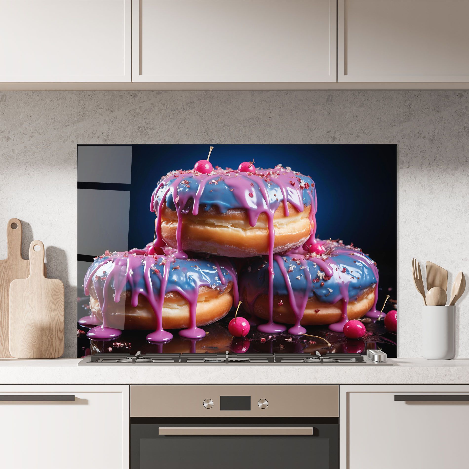 Blue Pink Donuts mockup 7