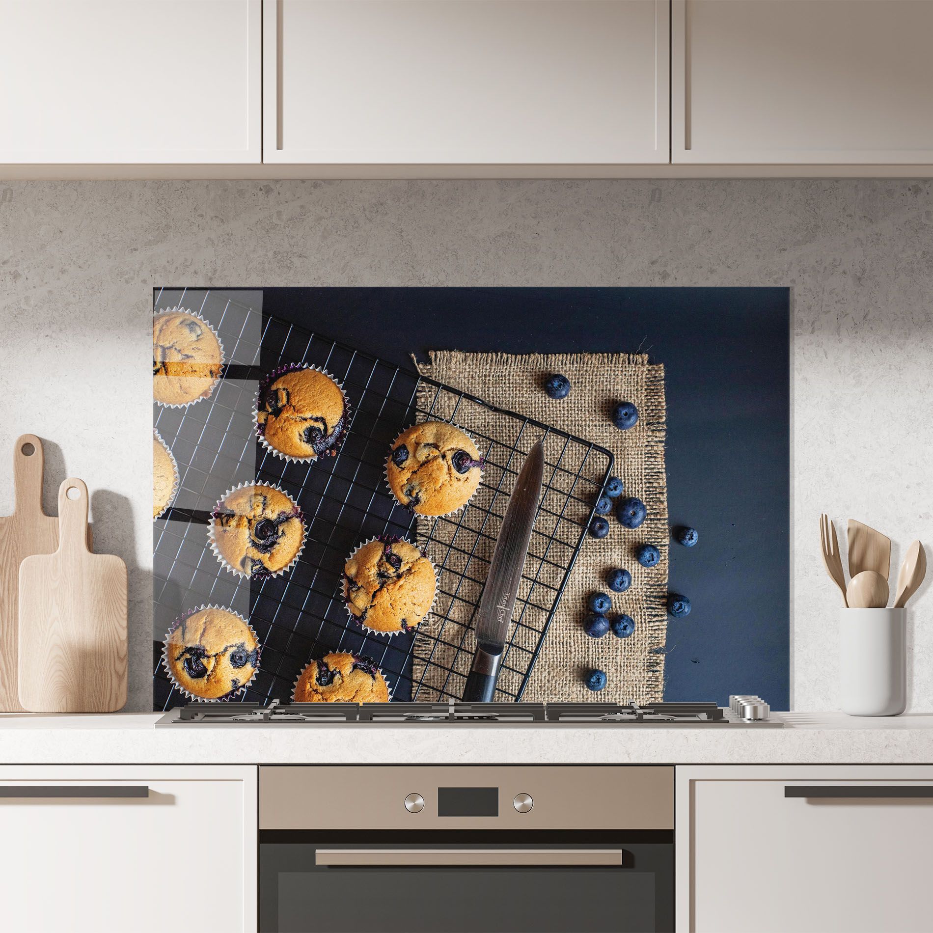 Blueberry Muffins Dessert mockup 7
