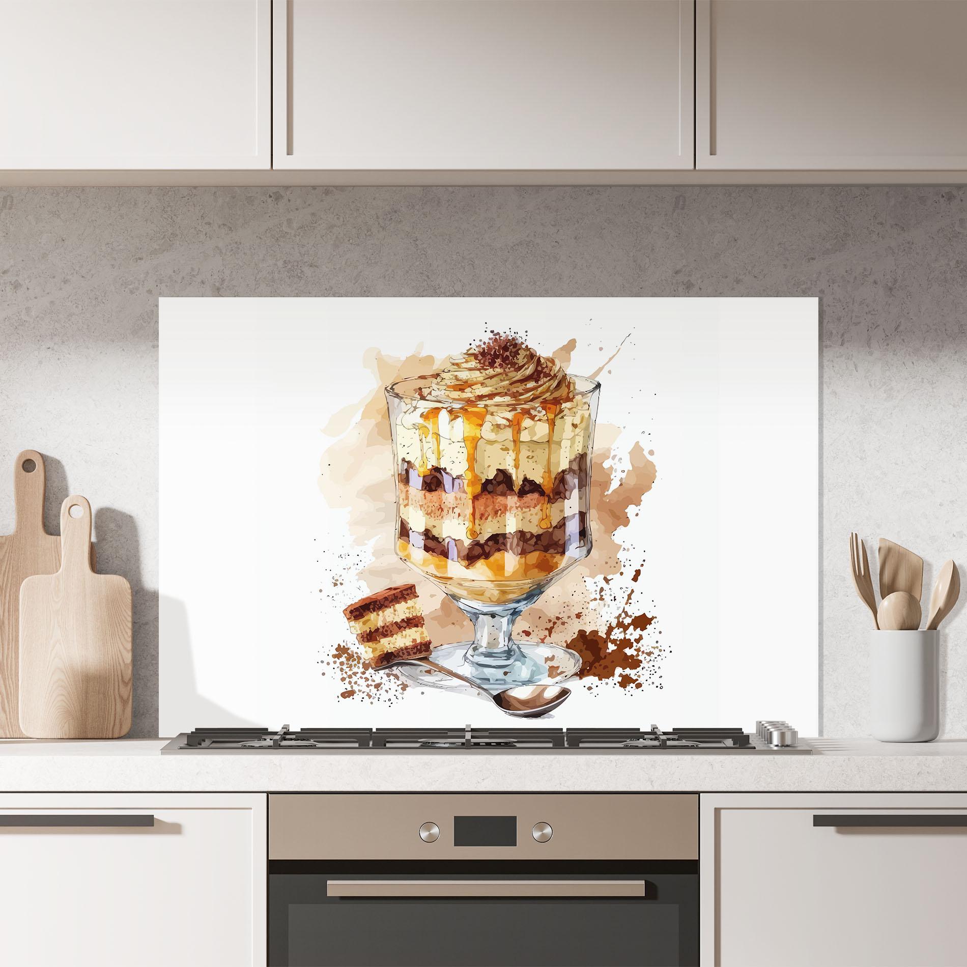 Panou Sticla Bucatarie Cup Dessert mockup 7