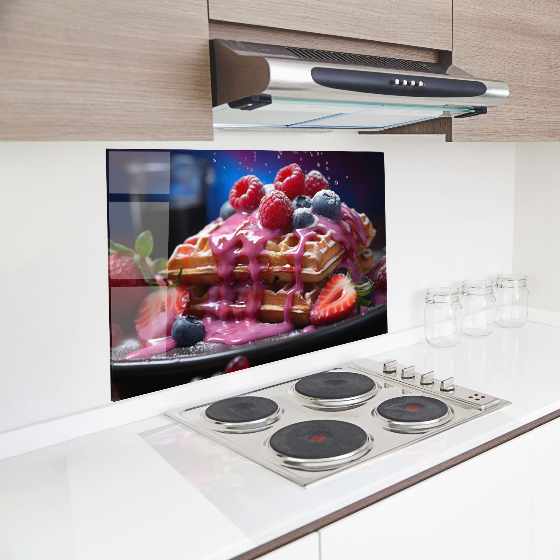 Berries Waffles mockup 8