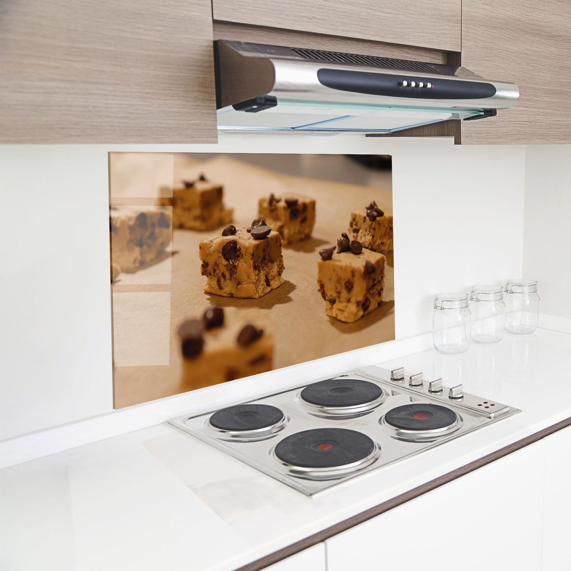 Panou Sticla Bucatarie Caramel Cake mockup 8