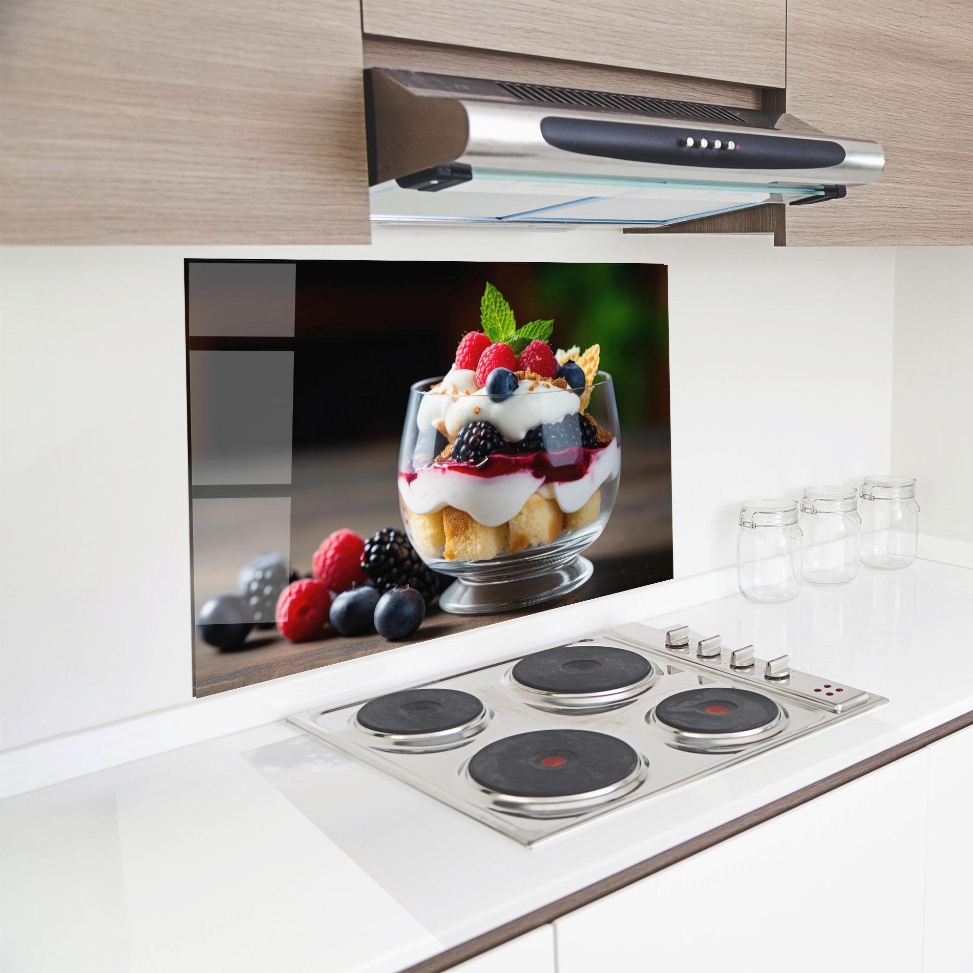 Panou Sticla Bucatarie Cup Sweet Dessert mockup 8