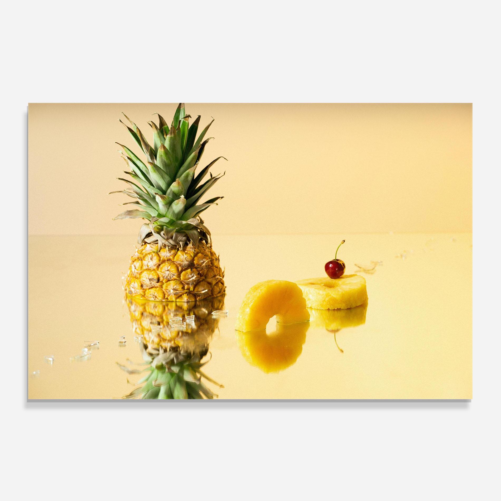 Panou Sticla Bucatarie Cut Pineapple mockup 0