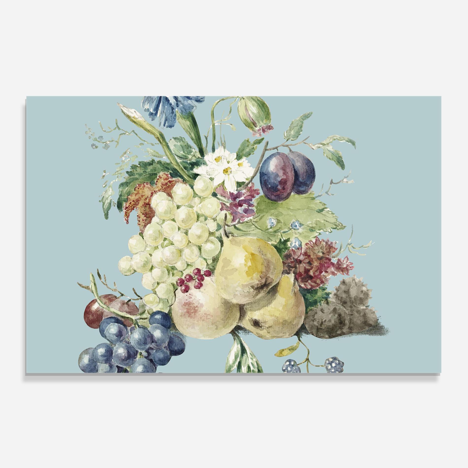 Panou Sticla Bucatarie Fruit Paintig mockup 0
