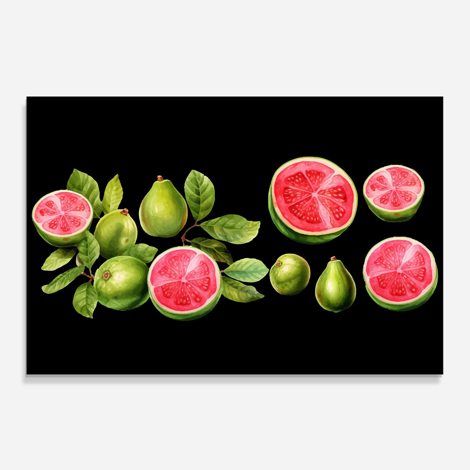 Panou Sticla Bucatarie Green Fruit mockup 0