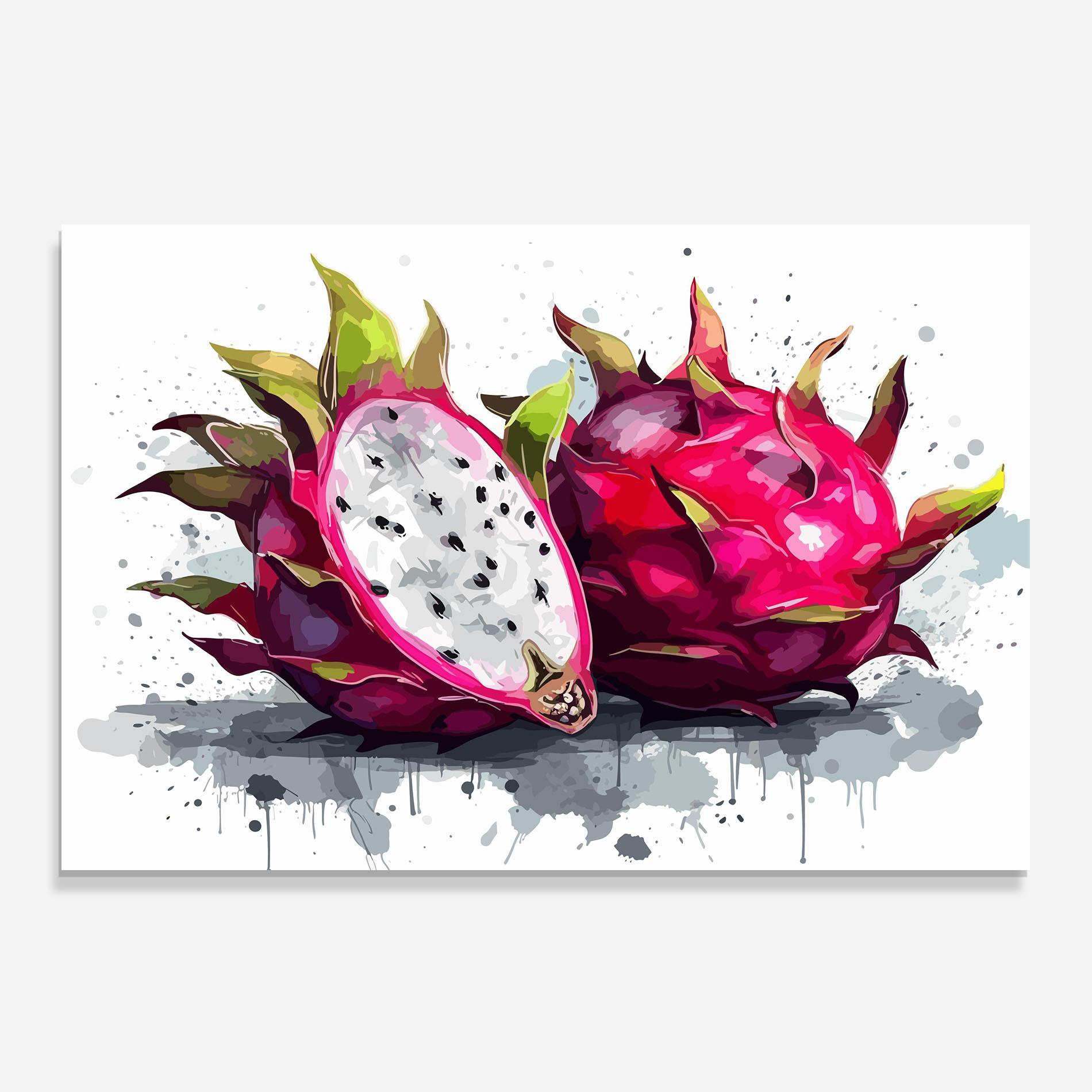 Panou Sticla Bucatarie Pink Pitaya mockup 0