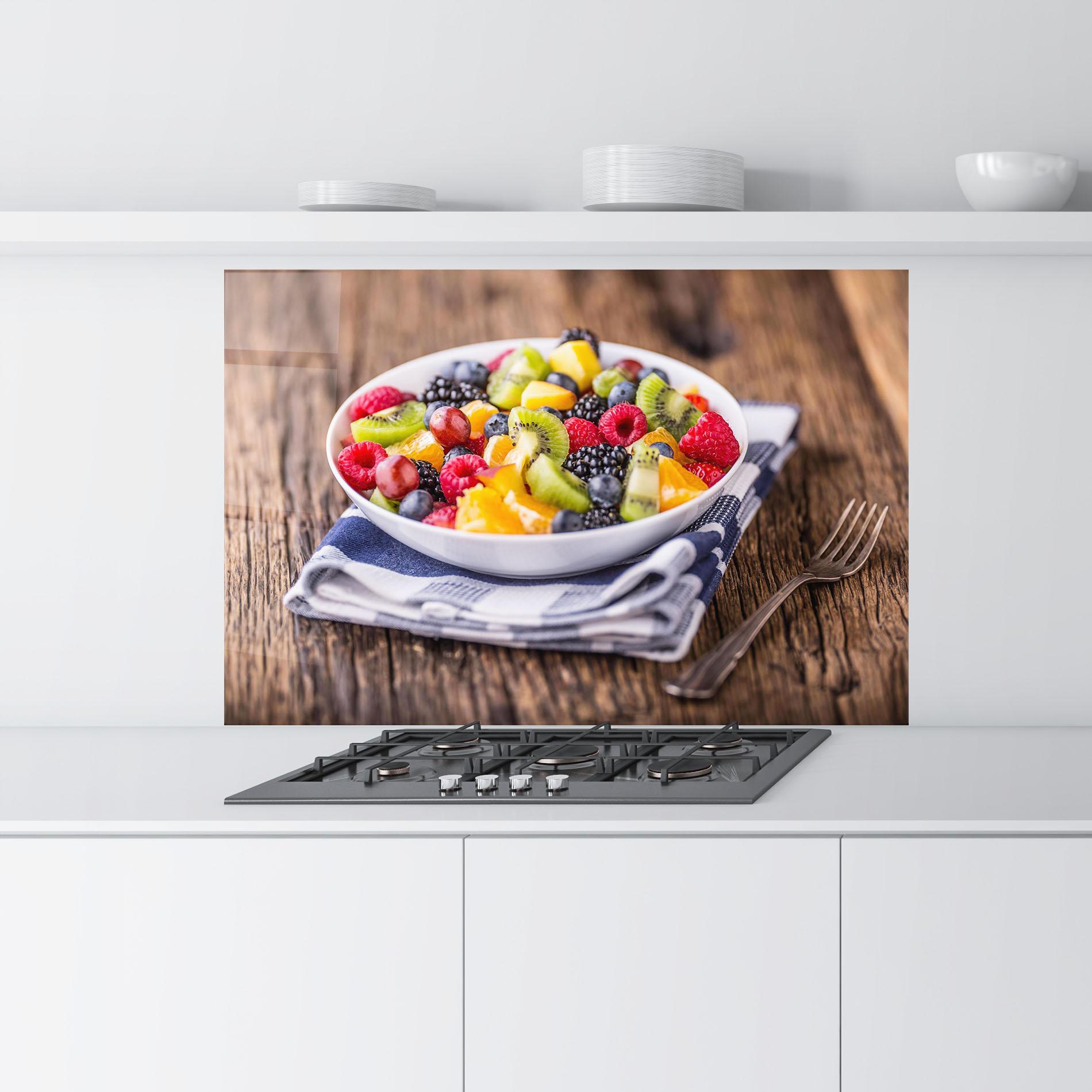Panou Sticla Bucatarie Fruit Salad mockup 9