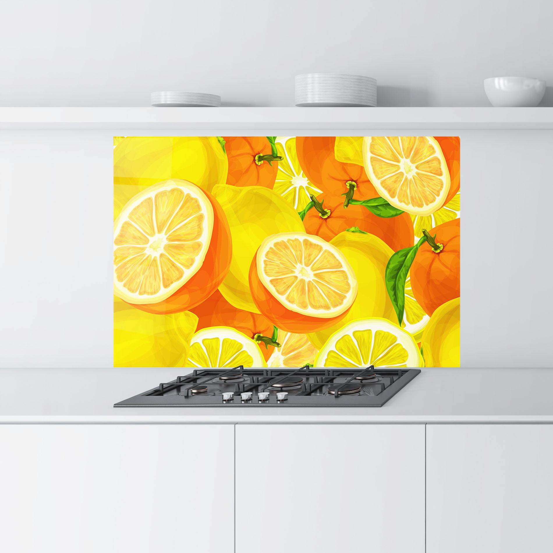 Panou Sticla Bucatarie Juicy Orange mockup 9