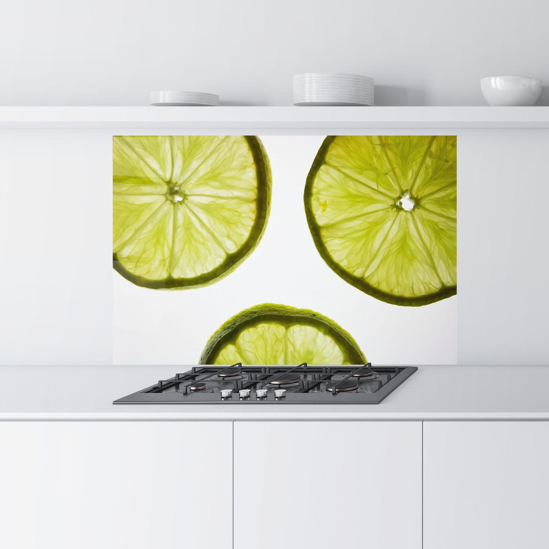 Panou Sticla Bucatarie Lime Slice mockup 9