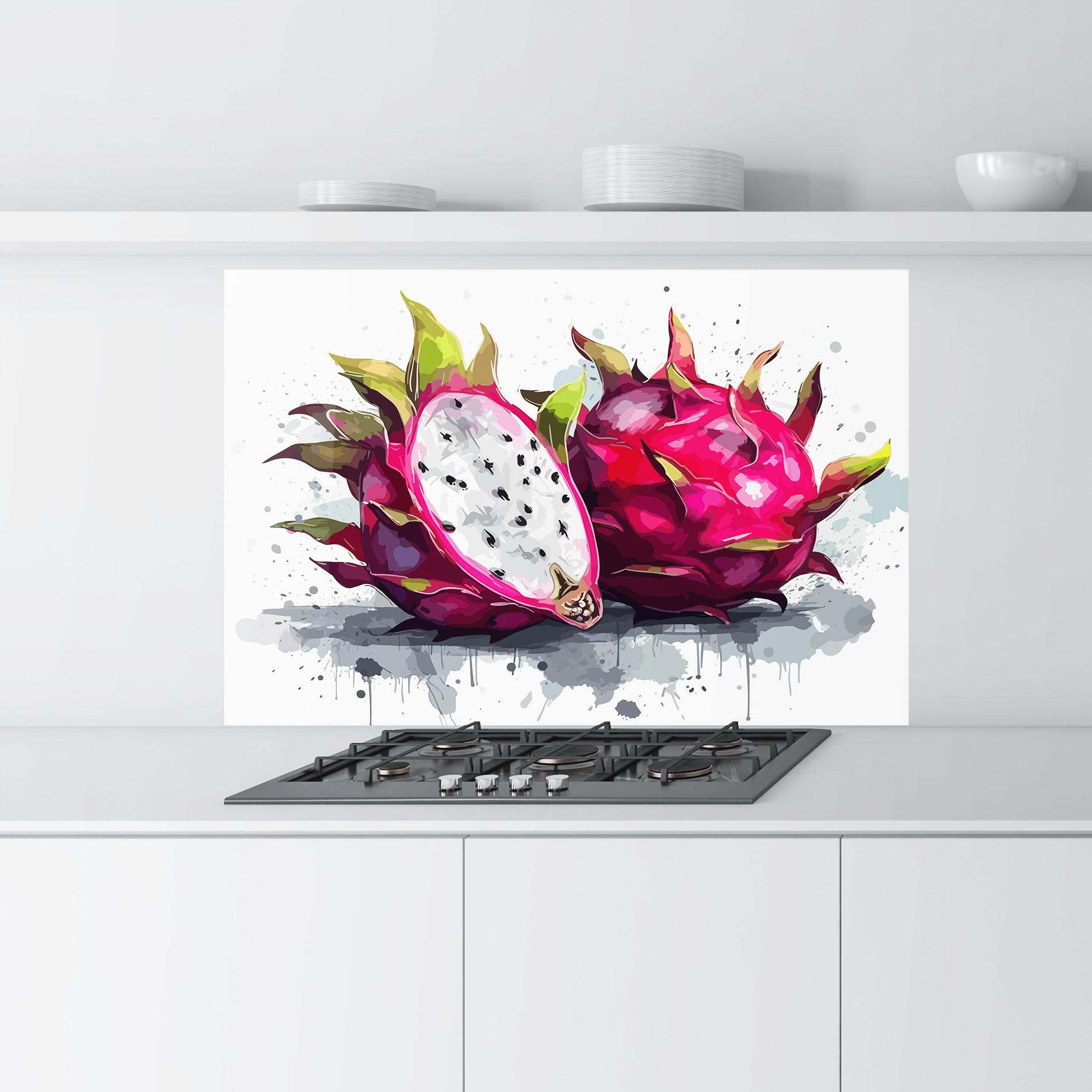 Panou Sticla Bucatarie Pink Pitaya mockup 9