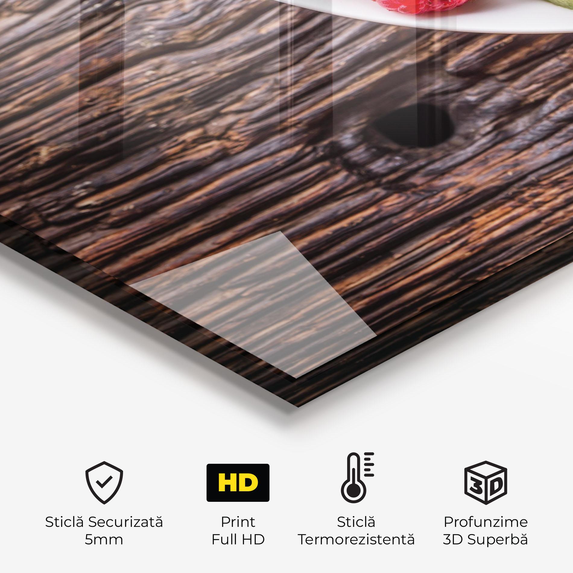 Panou Sticla Bucatarie Fresh Fruit Salad mockup 2