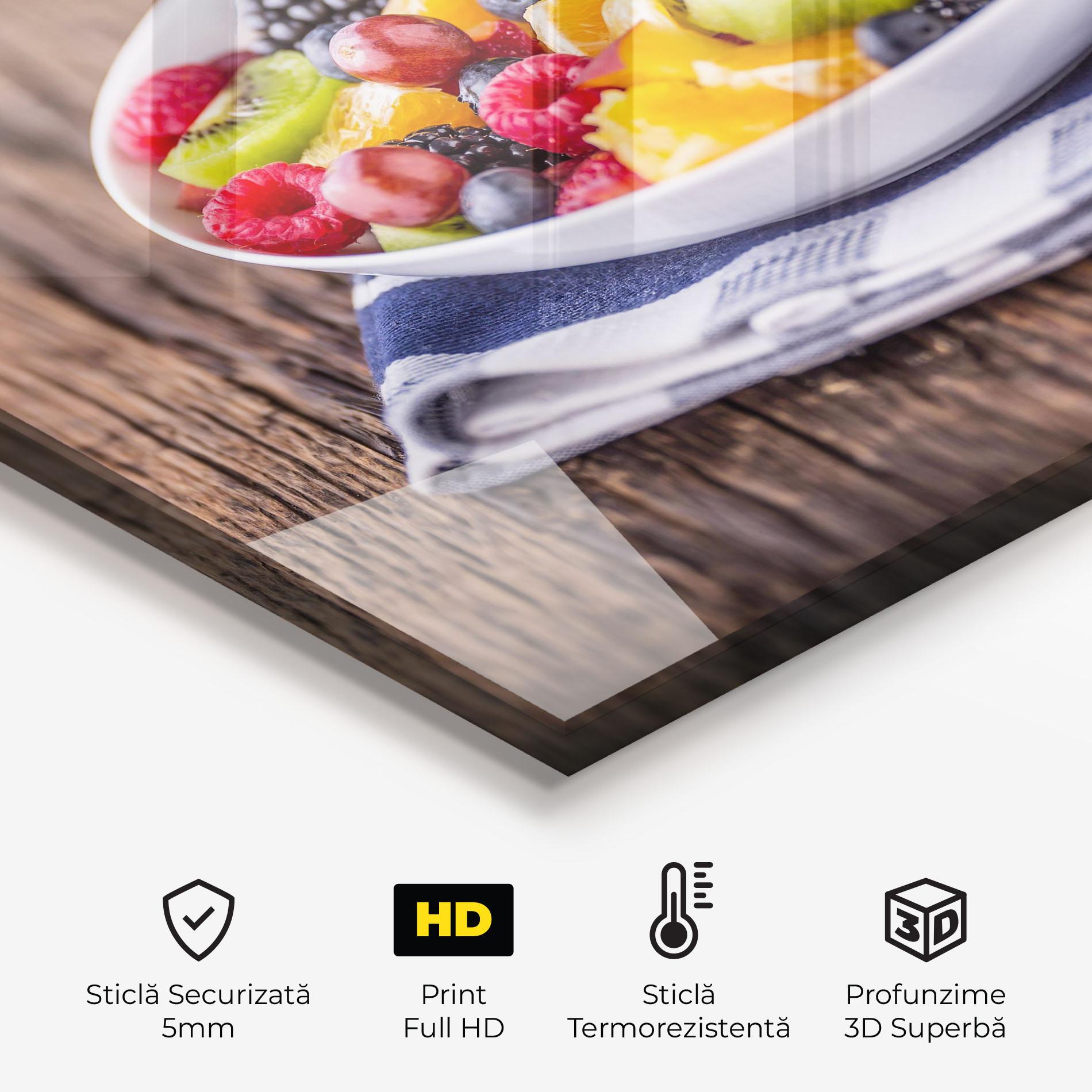 Panou Sticla Bucatarie Fruit Salad mockup 2