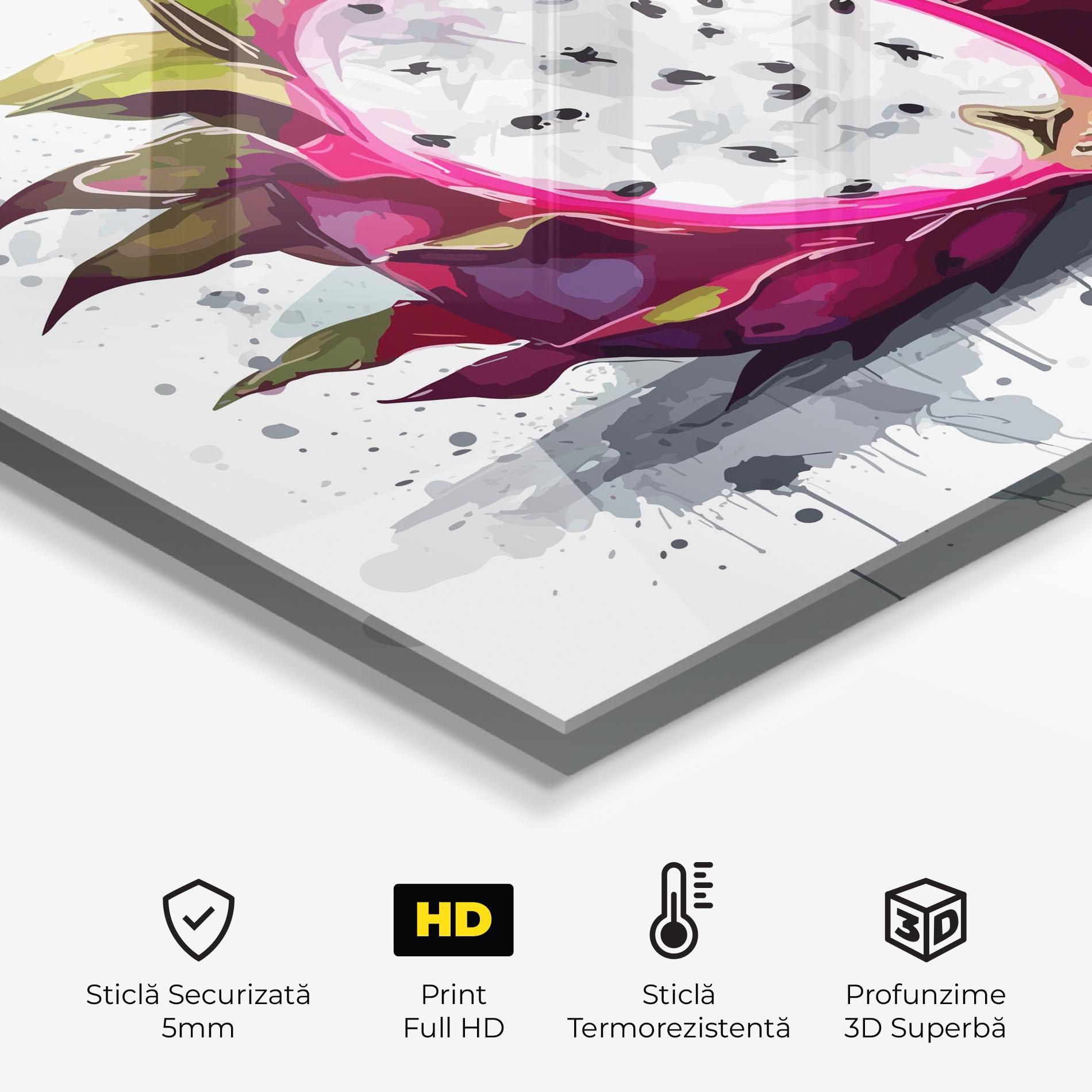 Panou Sticla Bucatarie Pink Pitaya mockup 2