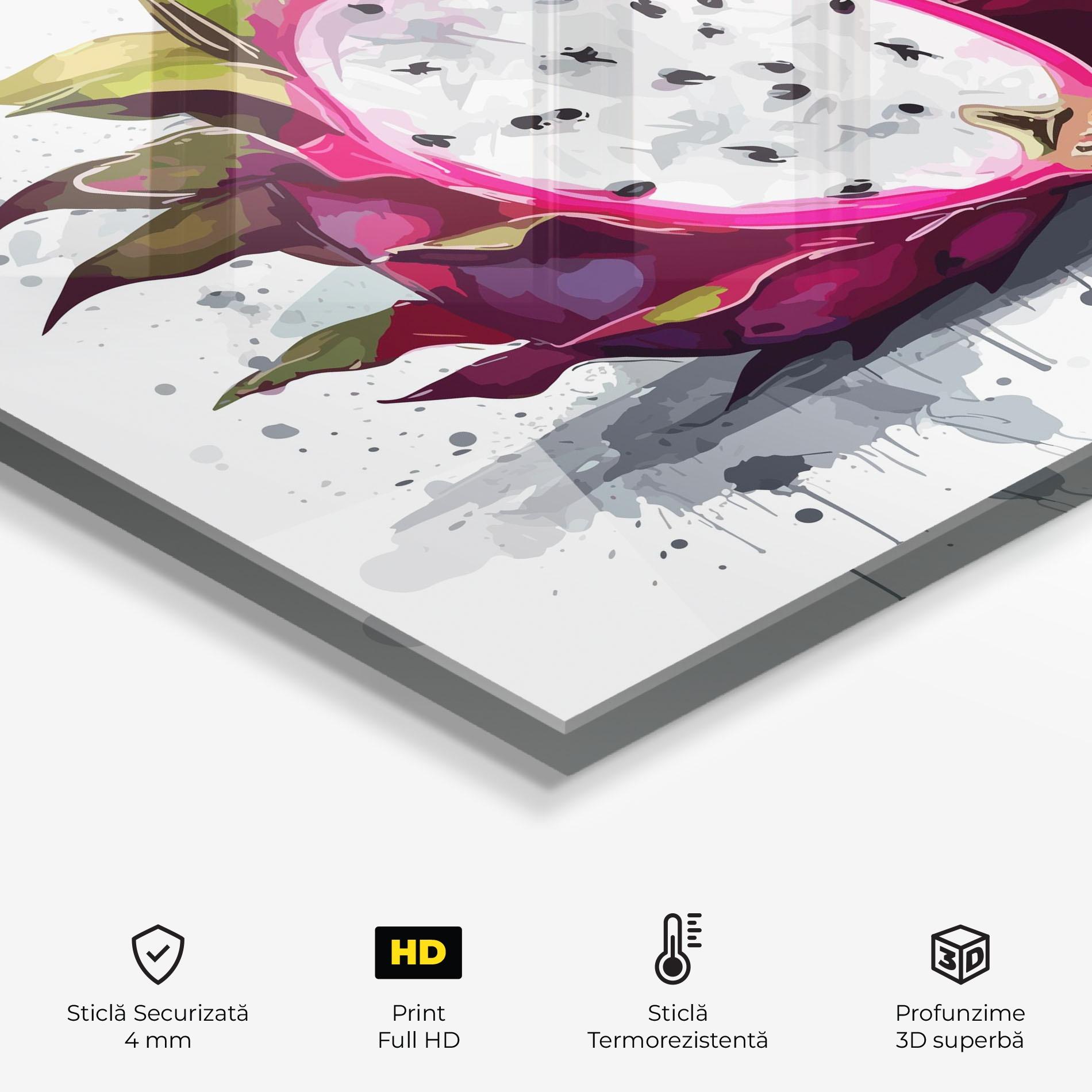 Panou Sticla Bucatarie Pink Pitaya mockup 2