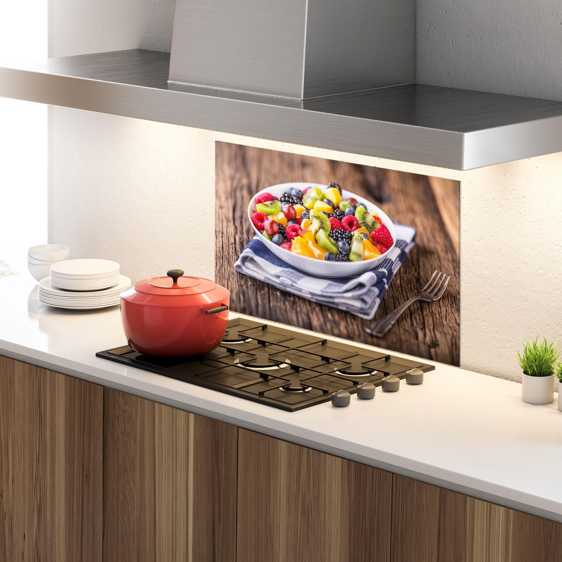 Panou Sticla Bucatarie Fruit Salad mockup 4