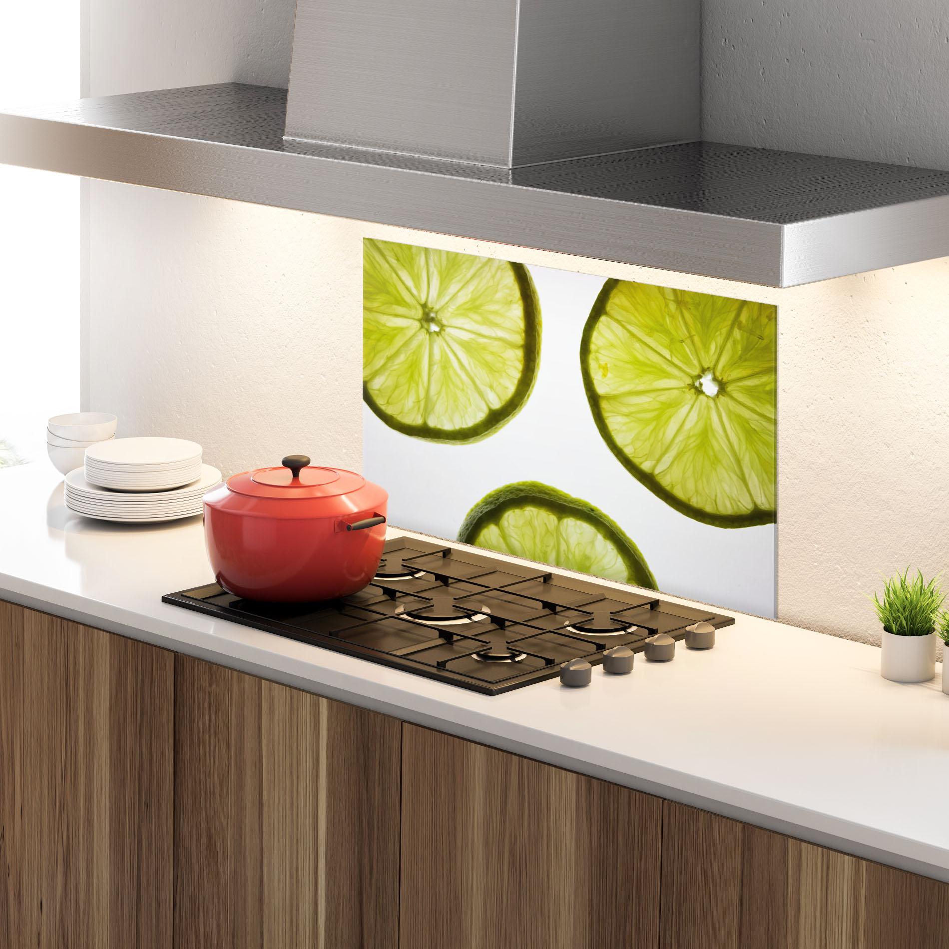 Panou Sticla Bucatarie Lime Slice mockup 4