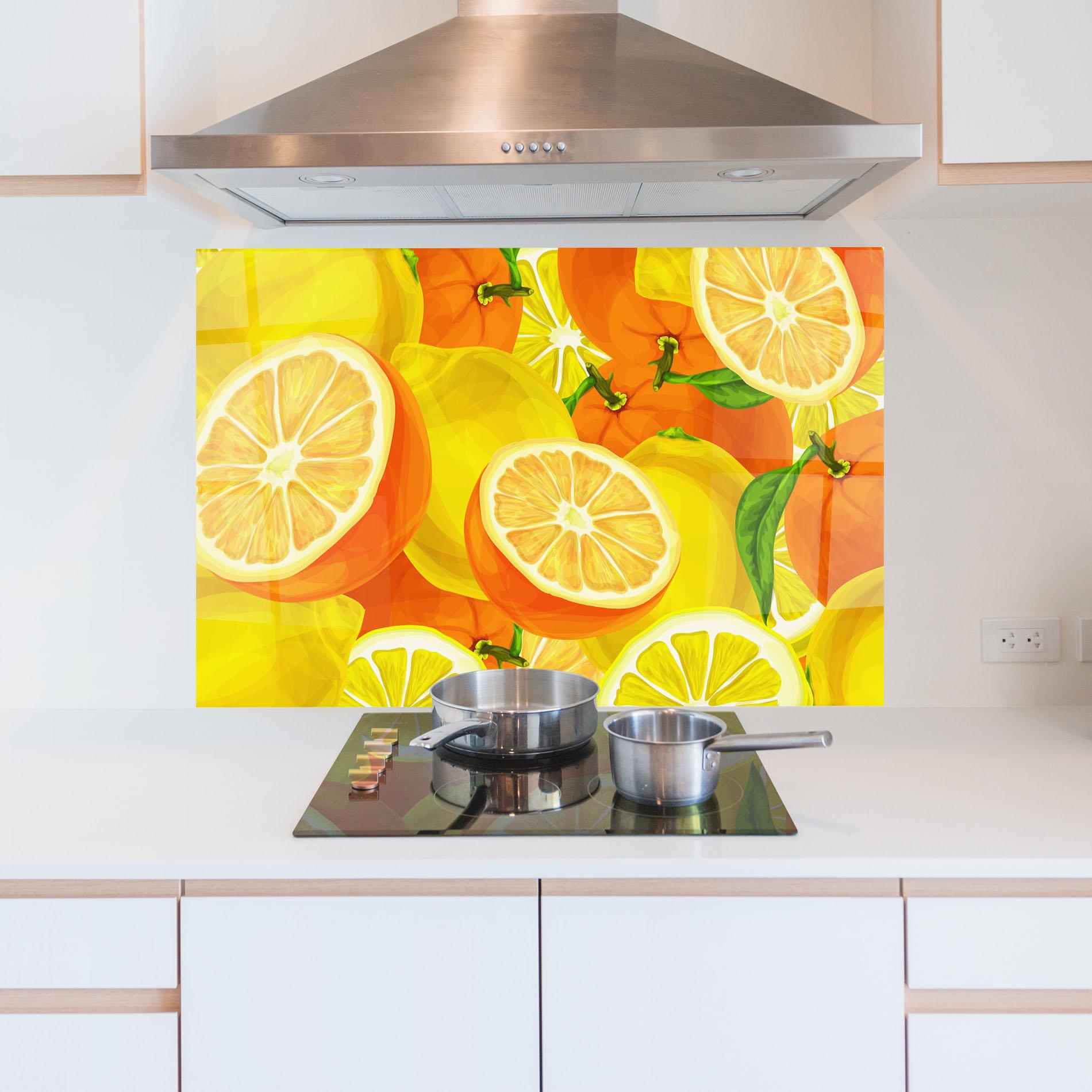 Panou Sticla Bucatarie Juicy Orange mockup 5
