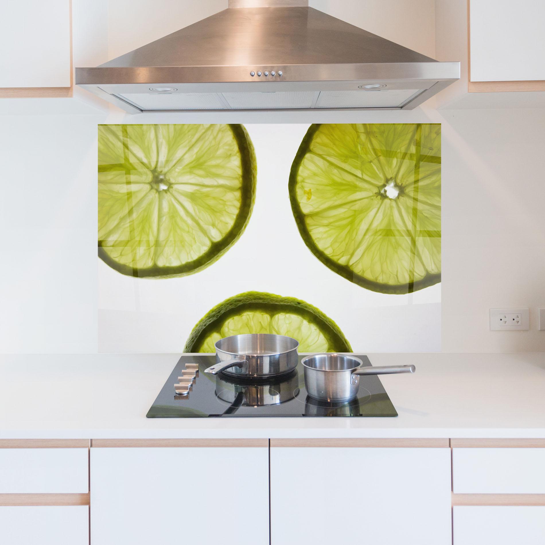 Panou Sticla Bucatarie Lime Slice mockup 5